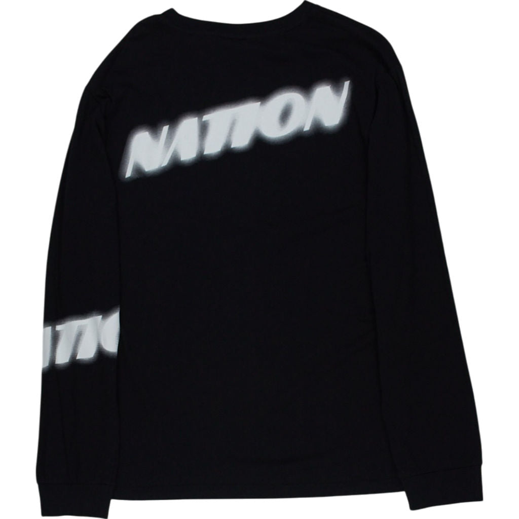 P.E Nation Black Long Sleeve T-Shirt Size