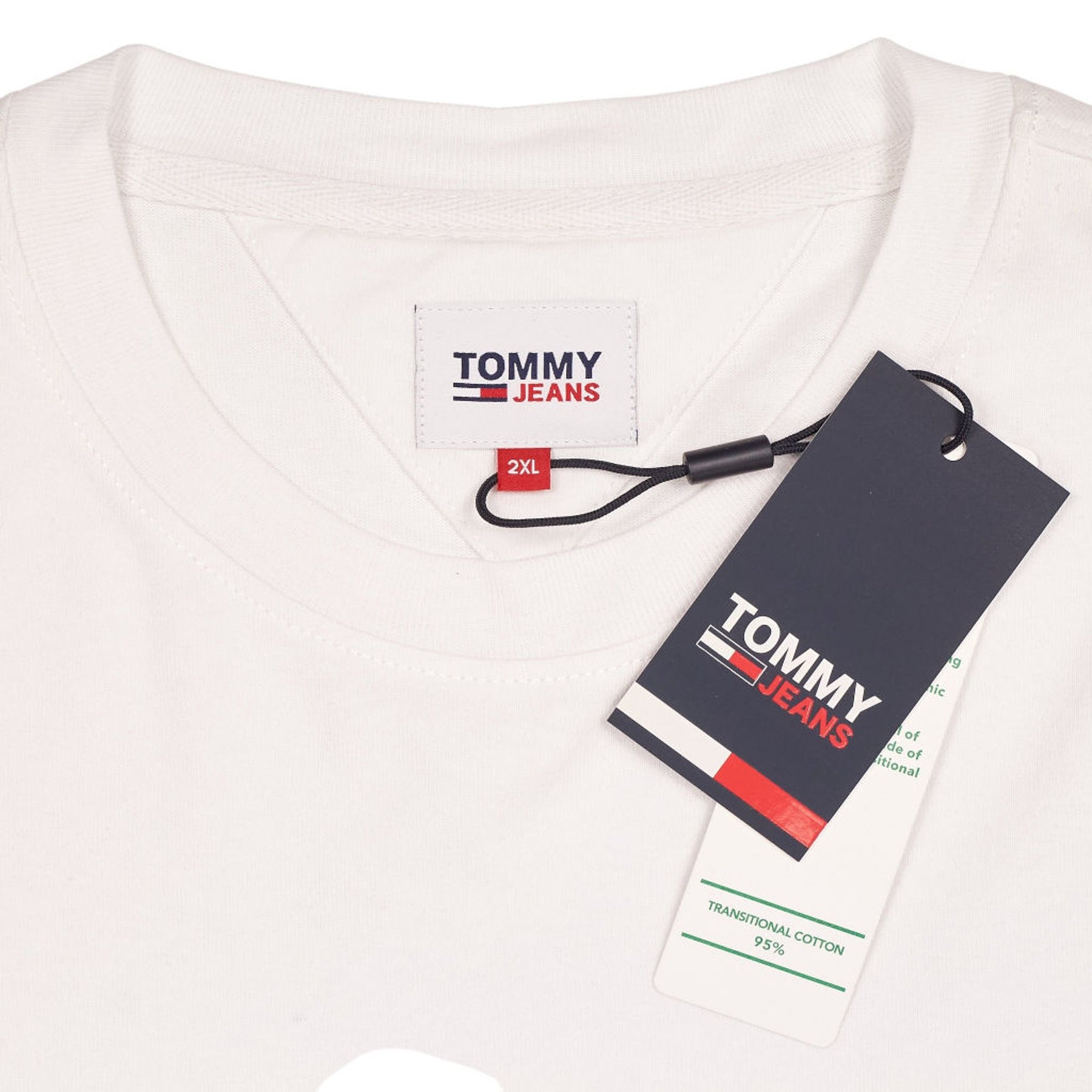 Tommy Jeans White Logo T-Shirt
