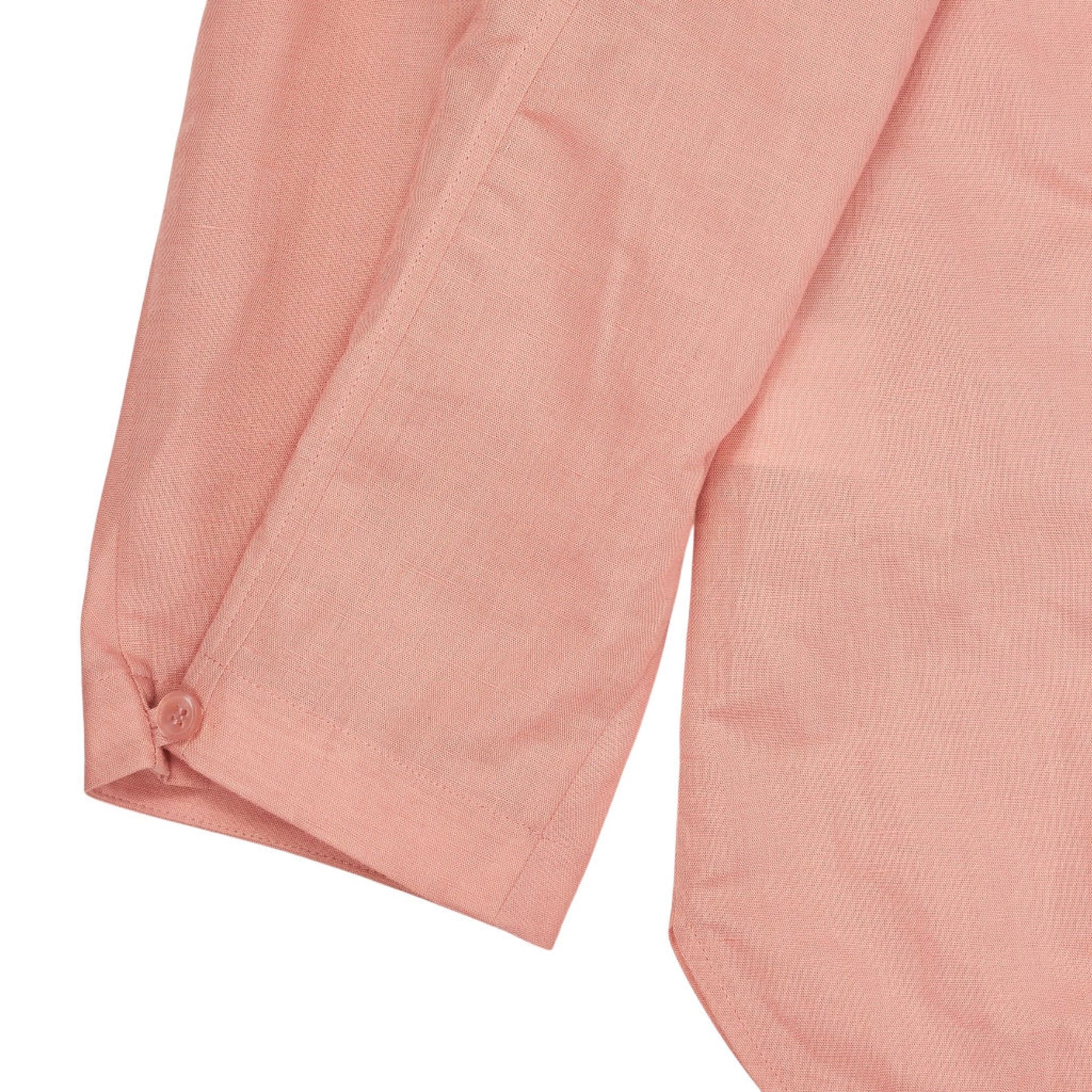 COS Pink Linen Blend Blouse
