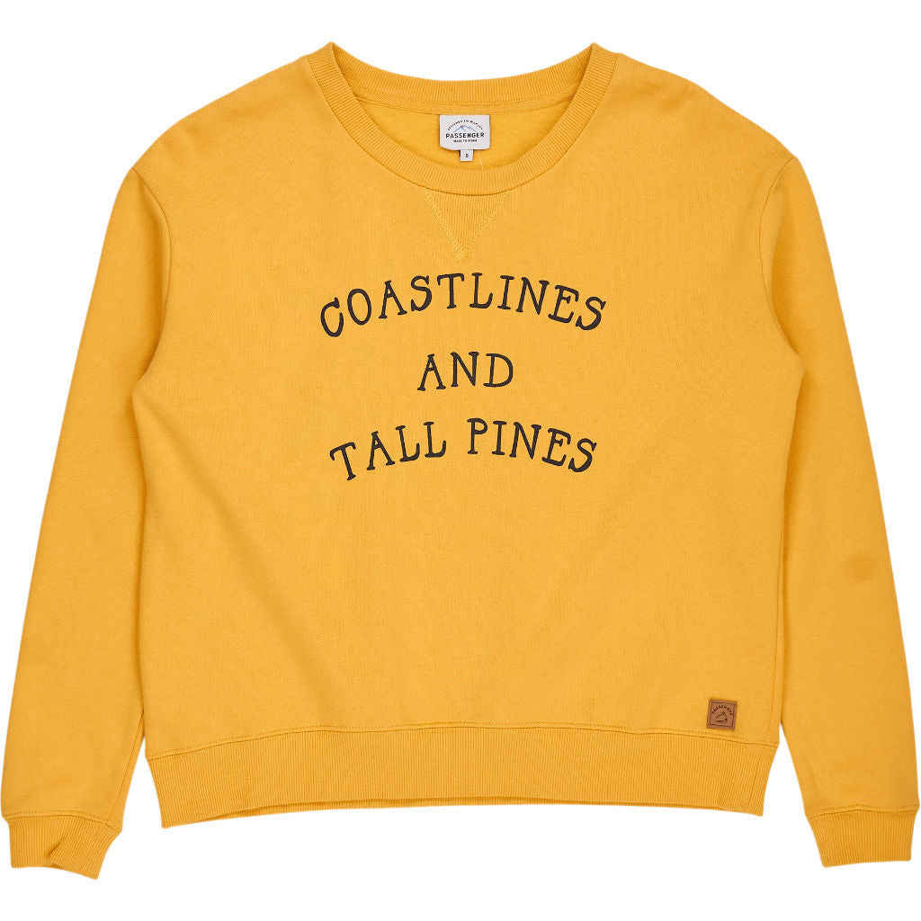 Passenger Yellow Crew Neck Sweatshirt