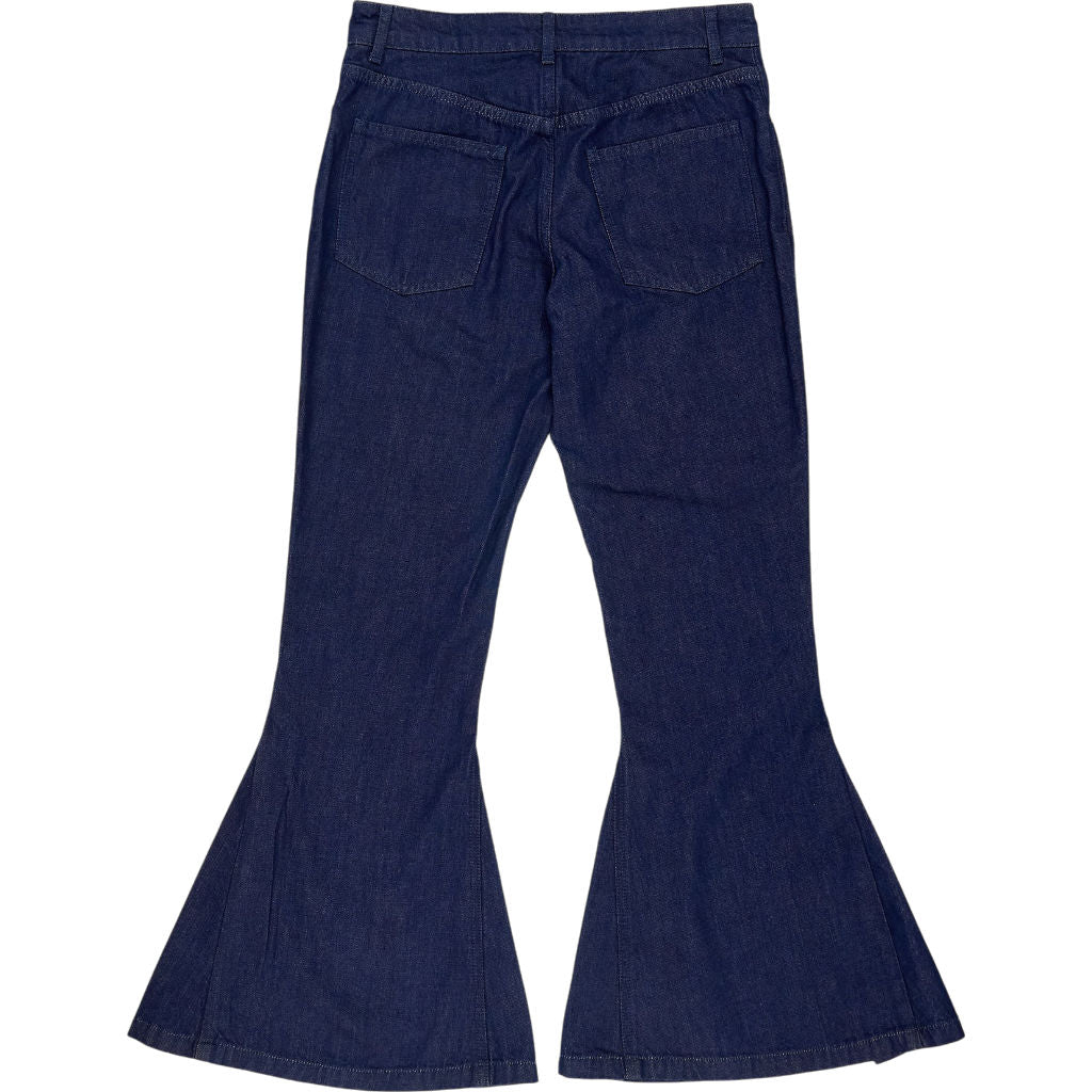 Mother of Pearl Navy Ashley Rinse Flared Jeans