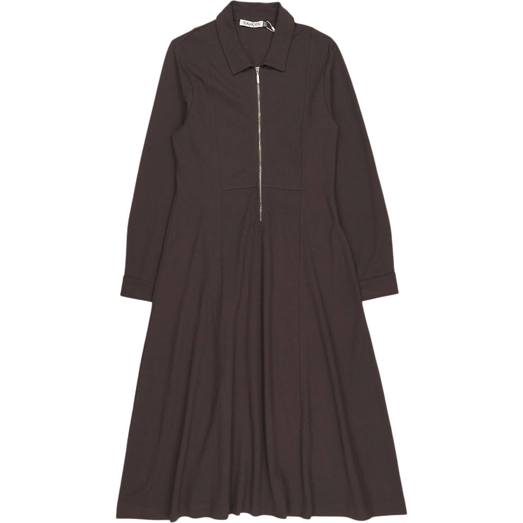 Baukjen Dark Chocolate Mariposa Ponte Midi Dress