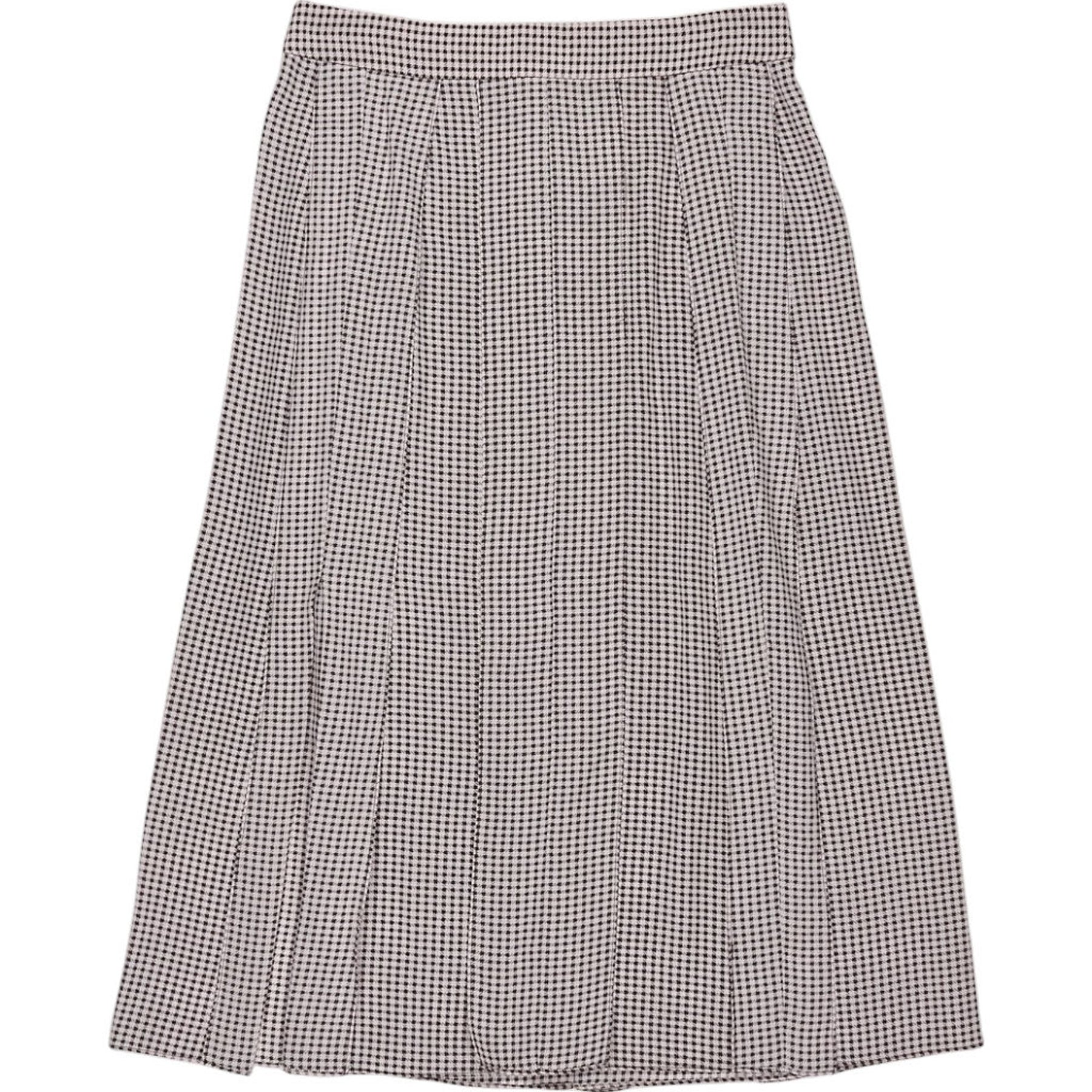 Joseph Brown Houndstooth Midi Skirt