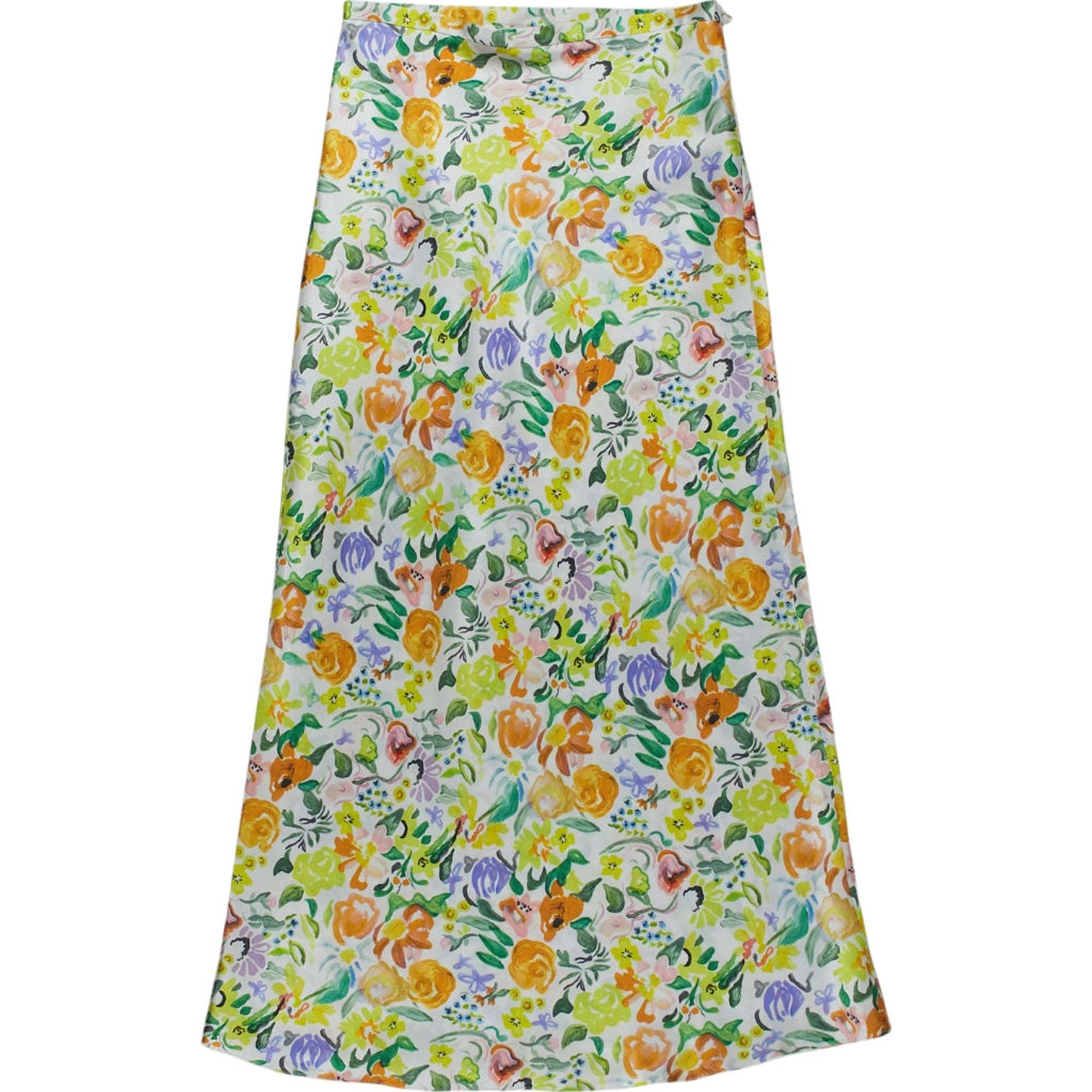 OMNES Floral Midi Skirt