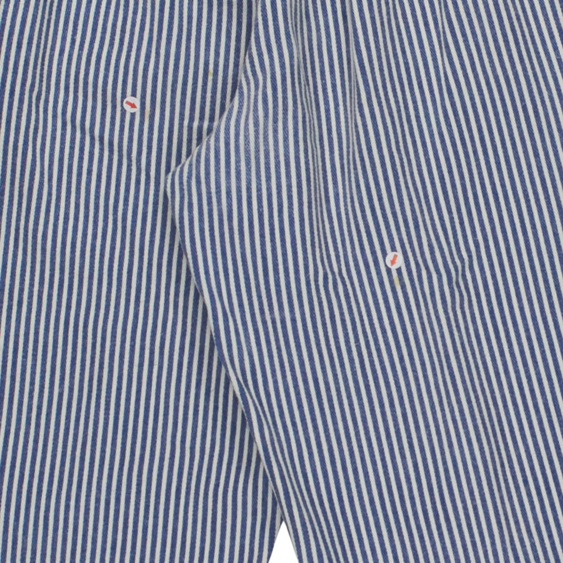 Lucy & Yak Blue Striped Trousers