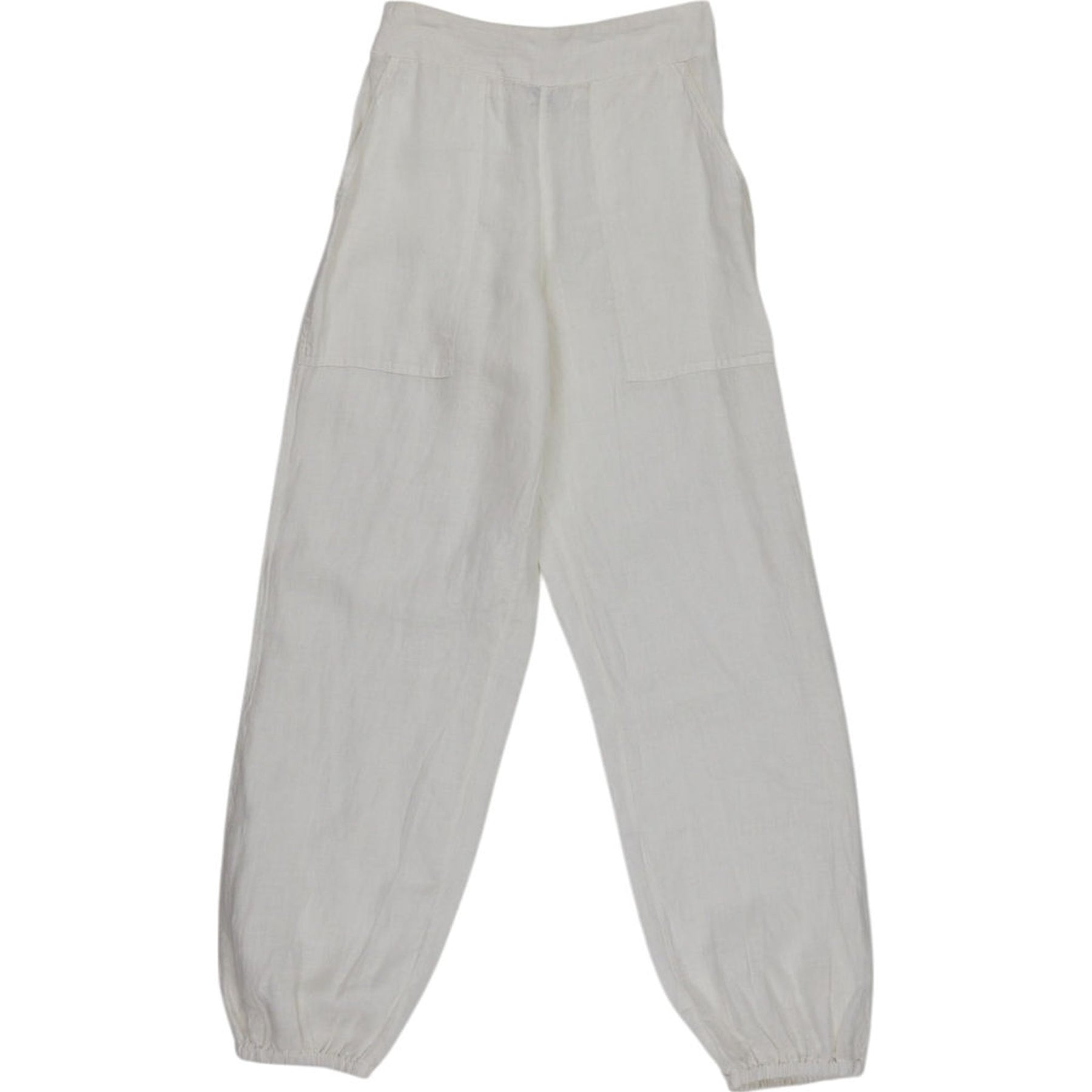 NRBY White Linen Trousers