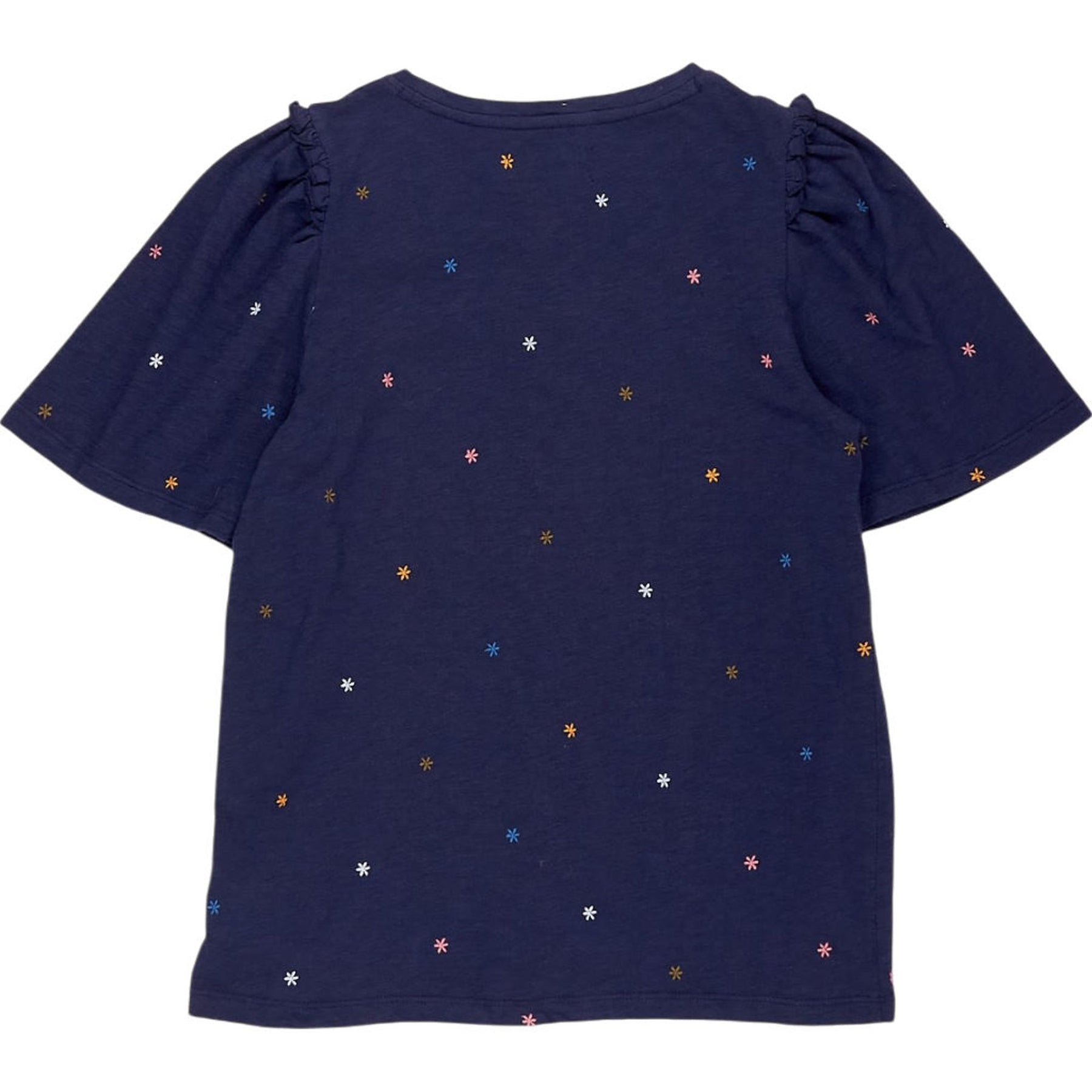 Wyse Navy Embroidered Tee
