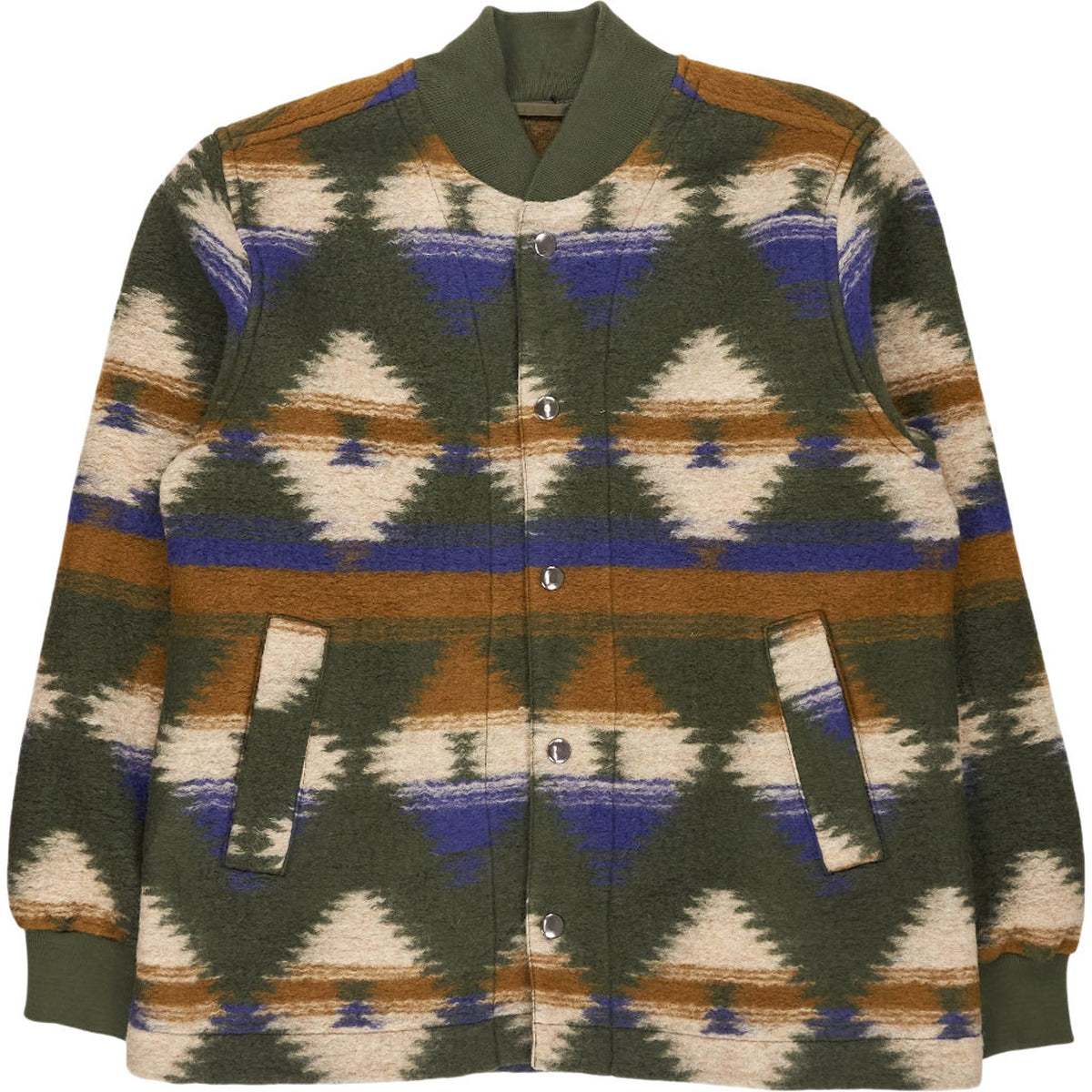 Girls of Dust Green Patterned Jacket