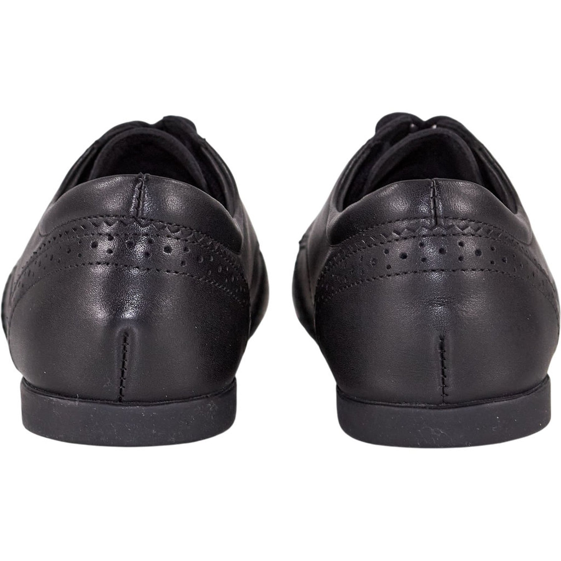 Geox Black J Plie Leather Brogues
