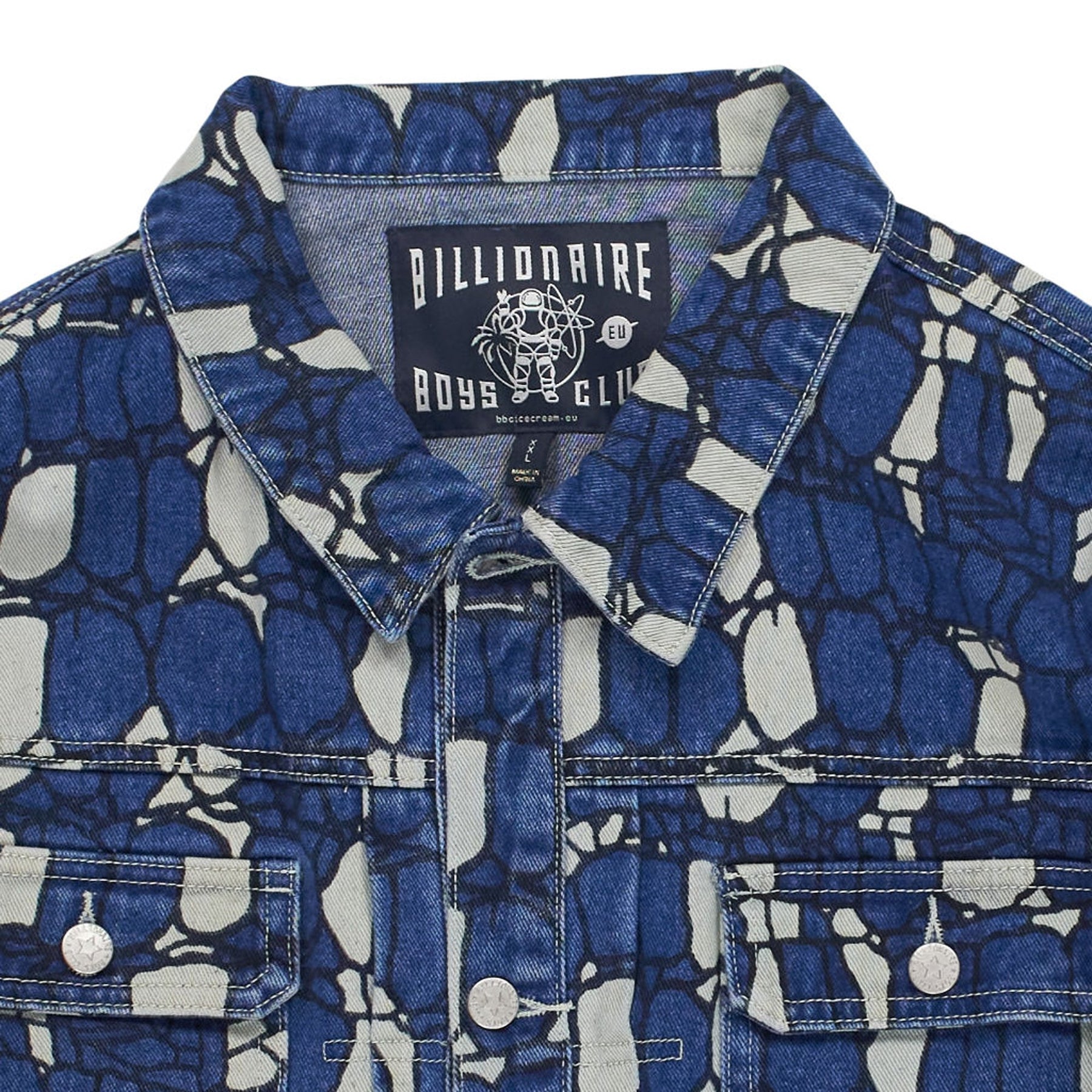 Billionaire Boys Club Gator Camo Blue Graphic Jacket RRP £350