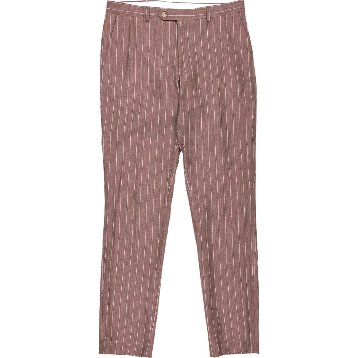 Moss Brown Slim Fit Trousers