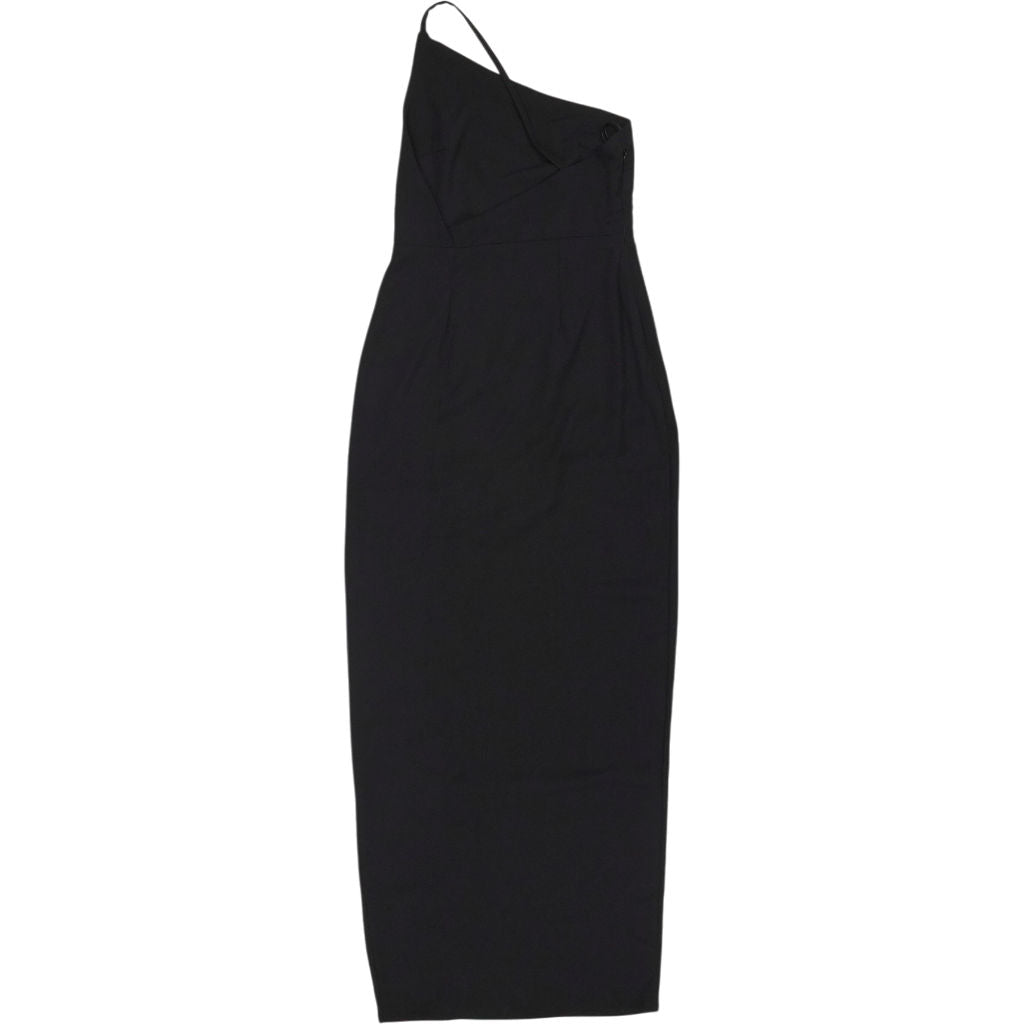 Vesper Black One-Shoulder Dress