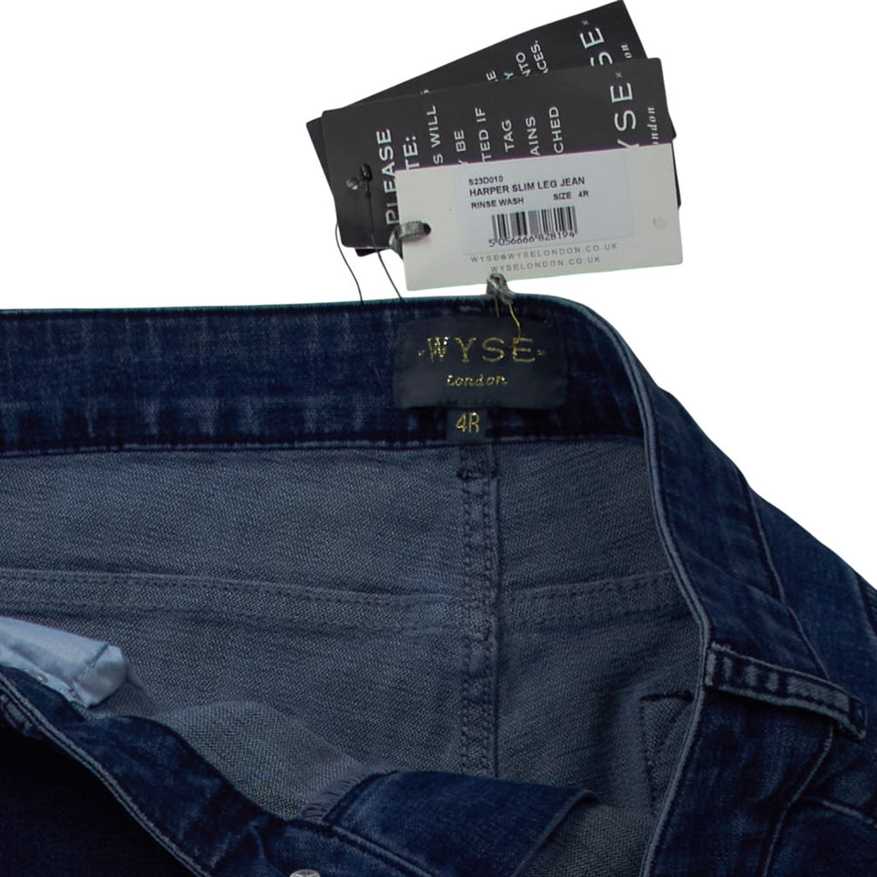 Wyse Blue Harper Slim Leg Jeans