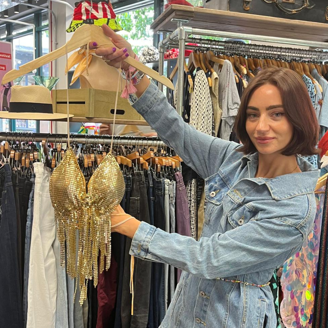 Vintage Chain Mail Bikini Top