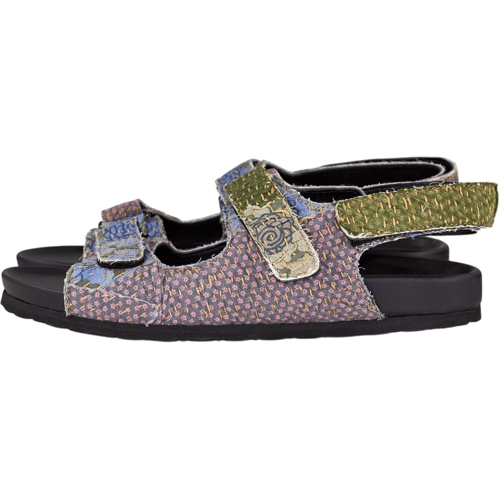 By Walid Multi Cotton Re-Patch Felix Sandal