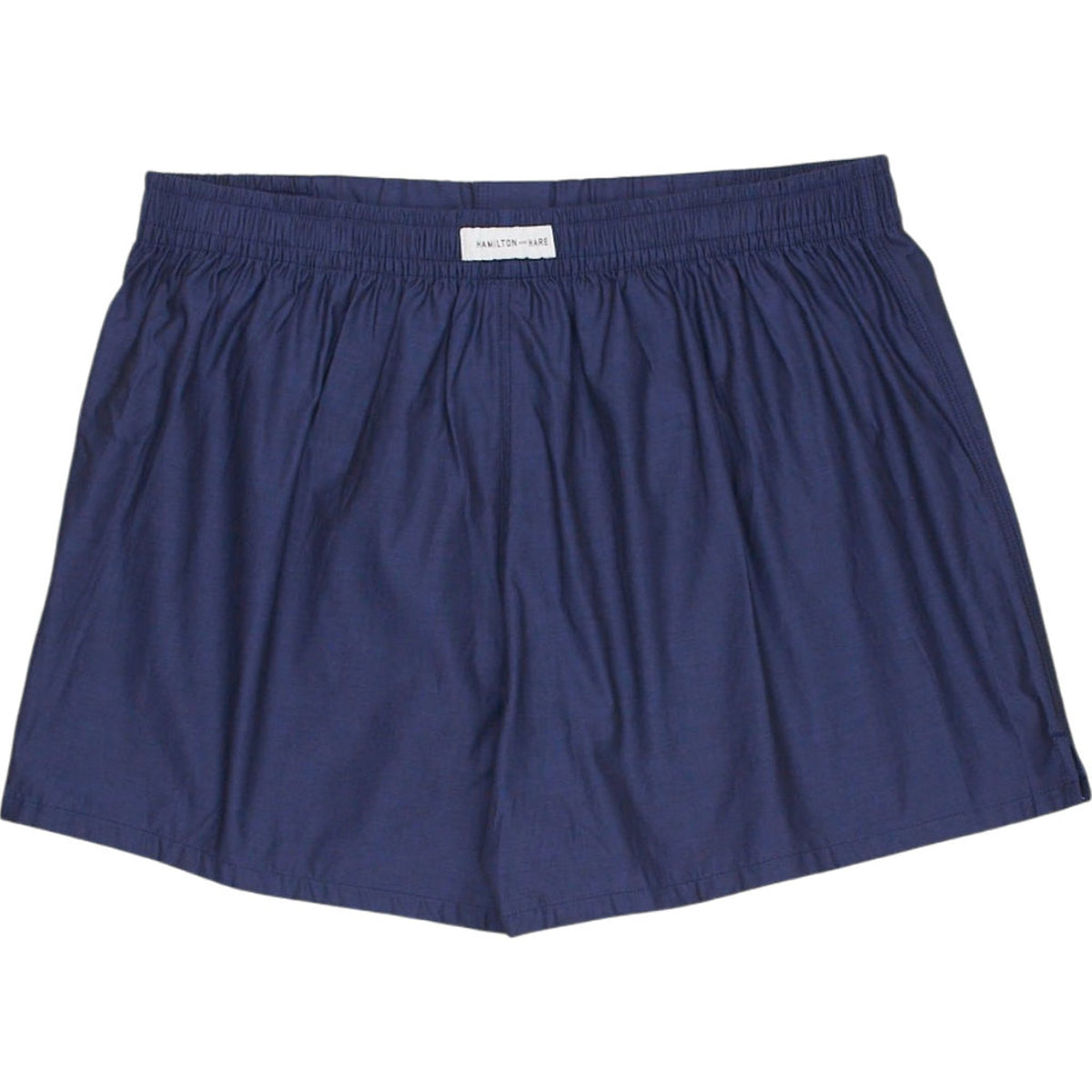 Hamilton + Hare Navy Chambray Cotton Boxers