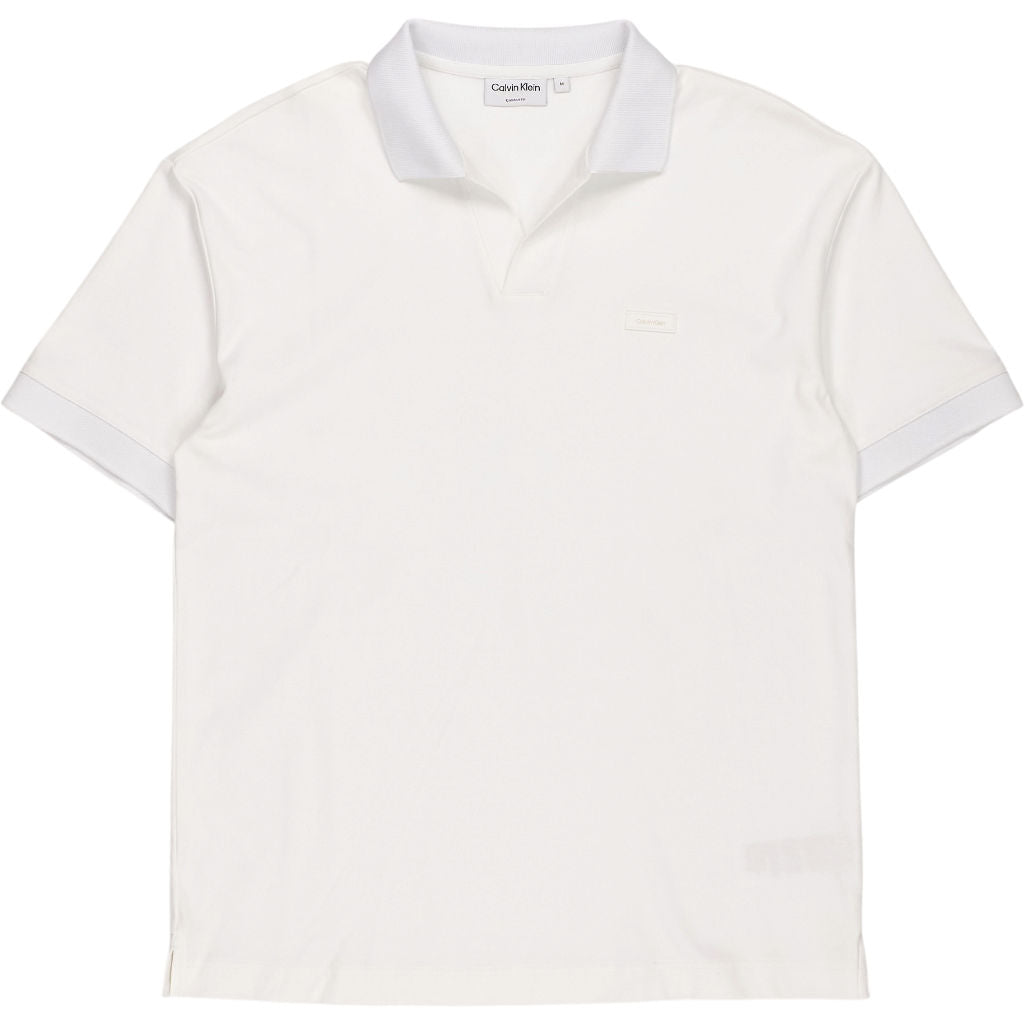 Calvin Klein White Comfort Fit Polo Shirt