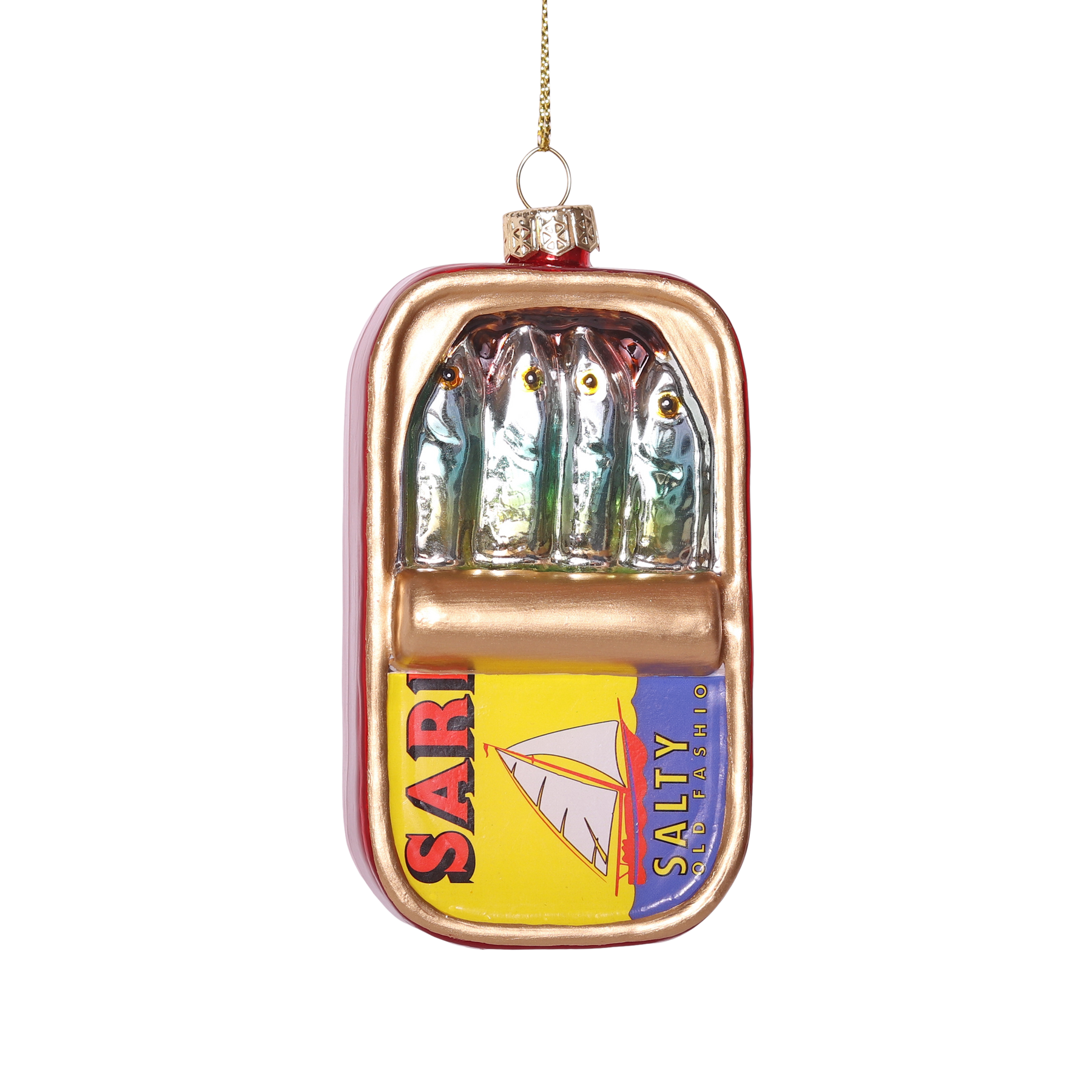 Sardines Can Glass Decoration