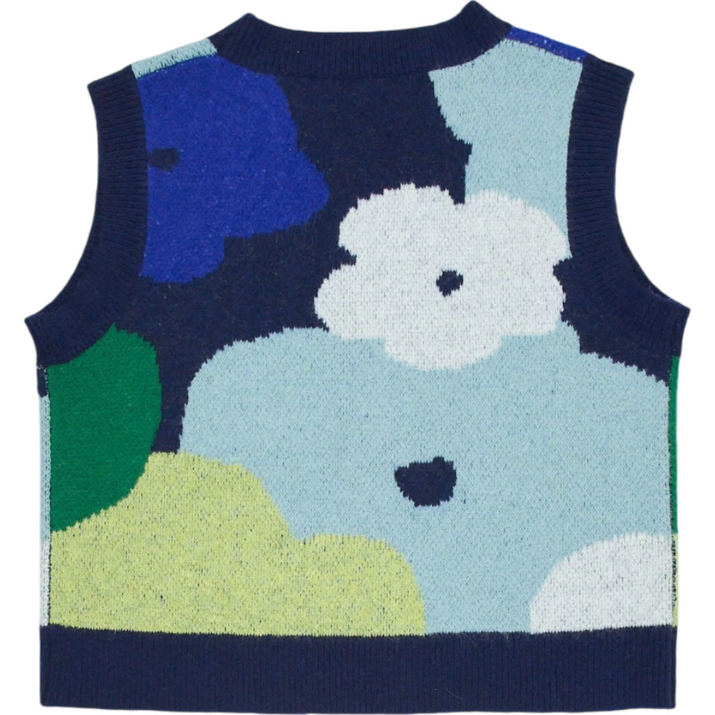 OMNES Multicoloured Sleeveless Knit Vest M