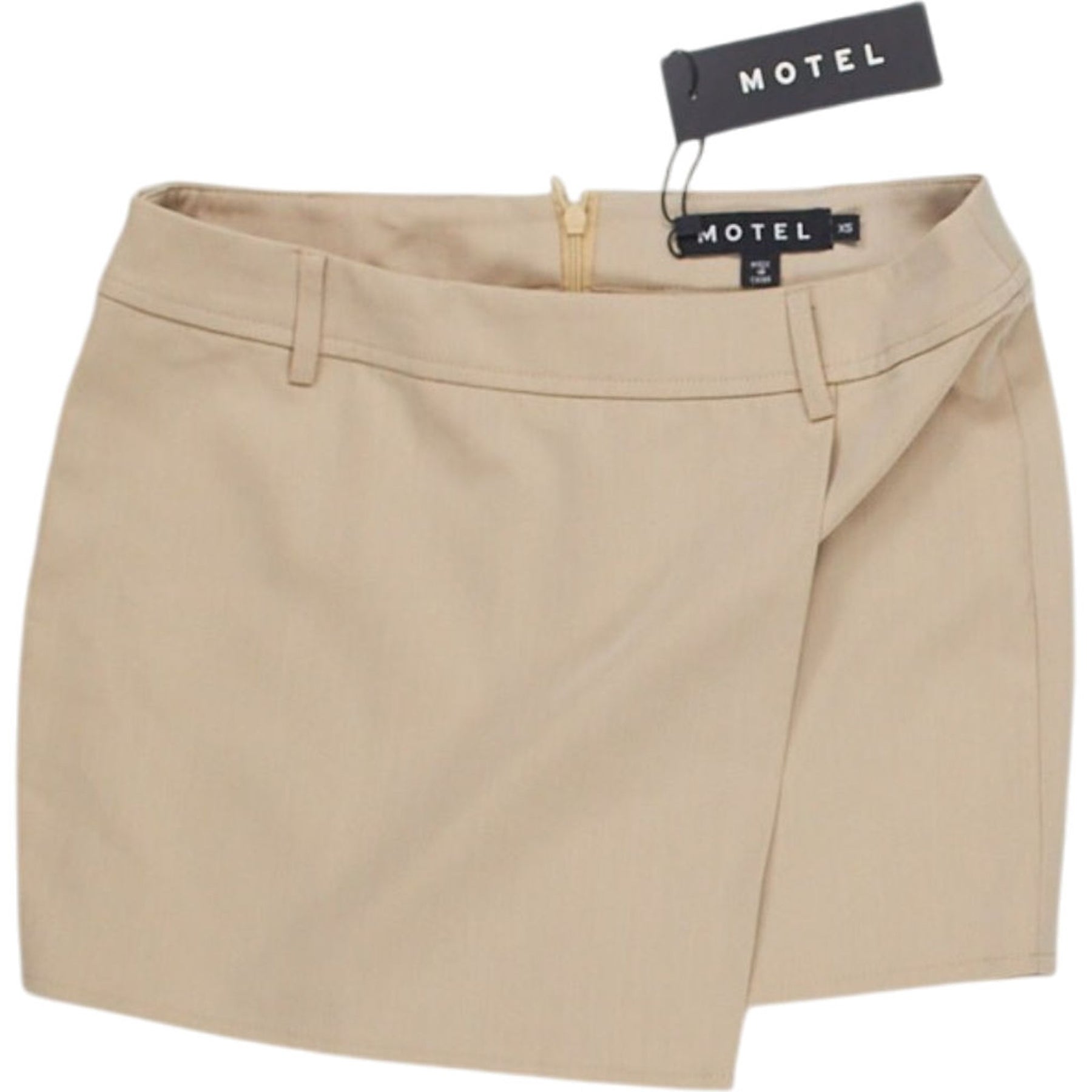 Motel Beige Mini Skirt
