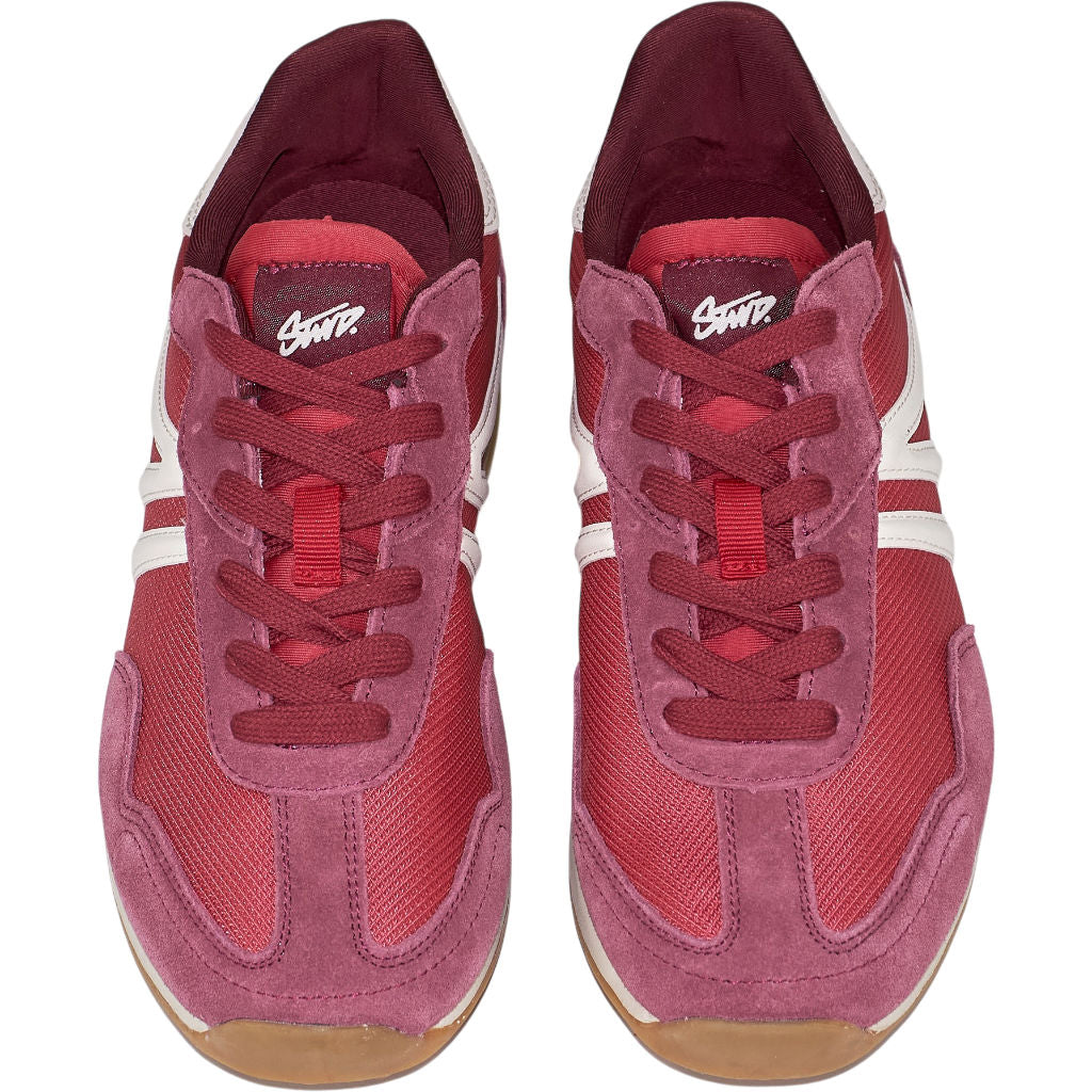Pull & Bear Burgundy Trainers