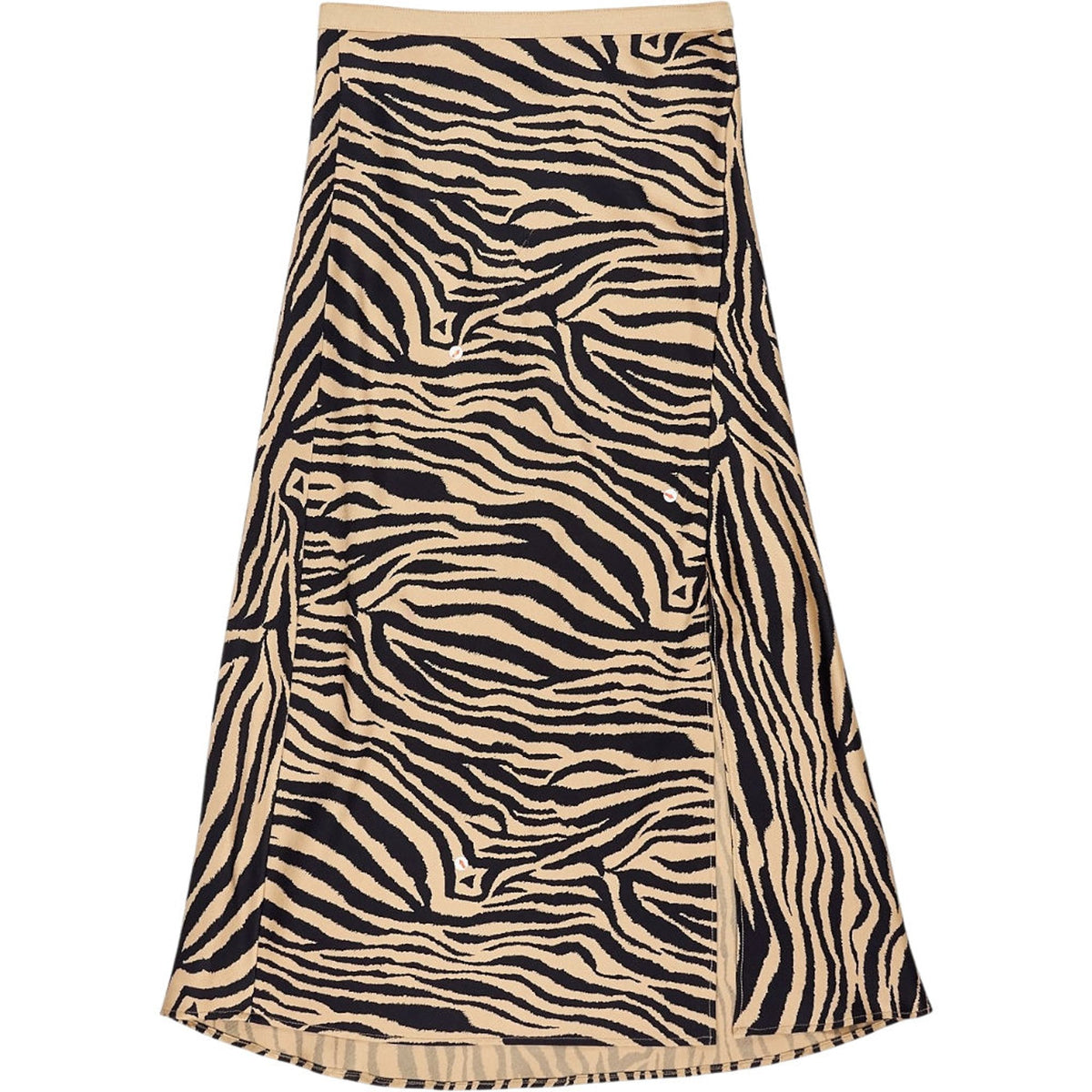 Anine Bing Beige Zebra Print Skirt