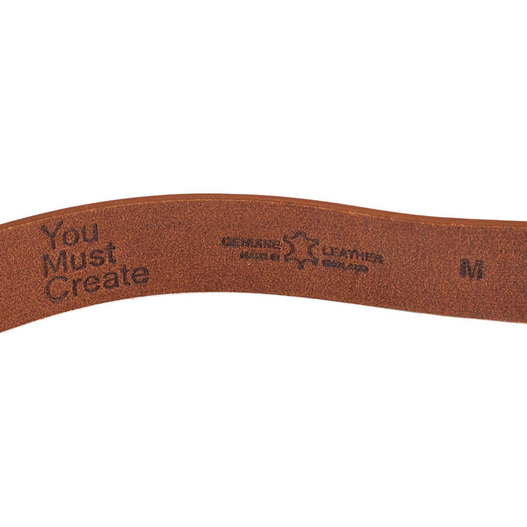 YMC Brown Leather Belt Medium