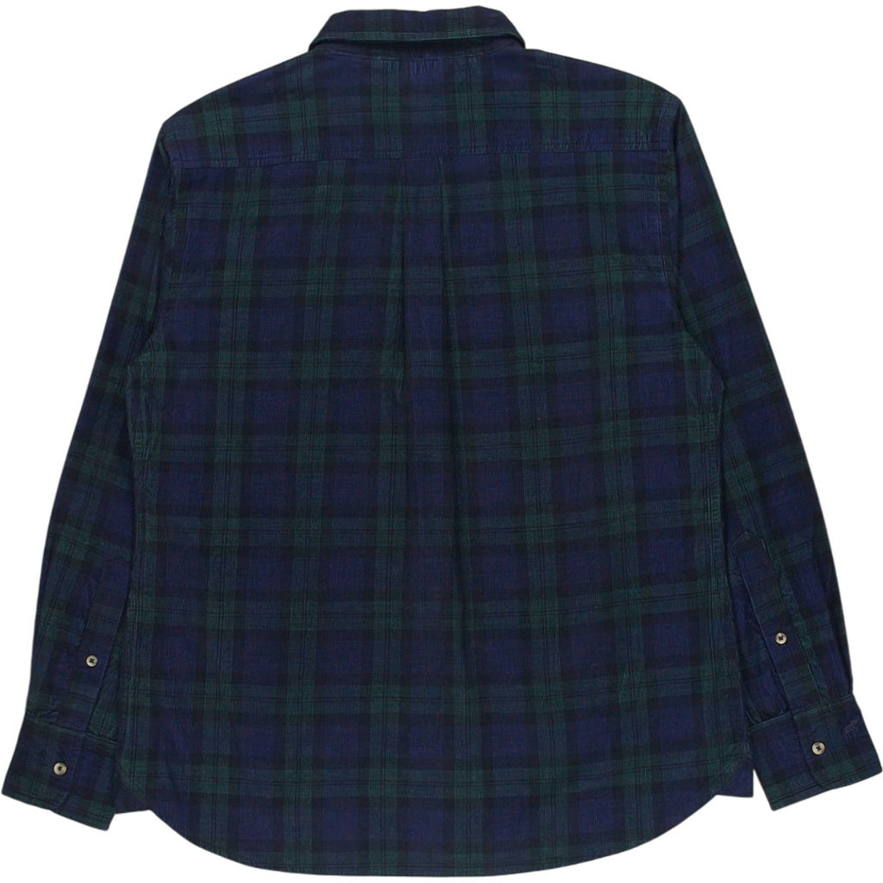 Beaufort & Blake Navy Green Check Cord Shirt