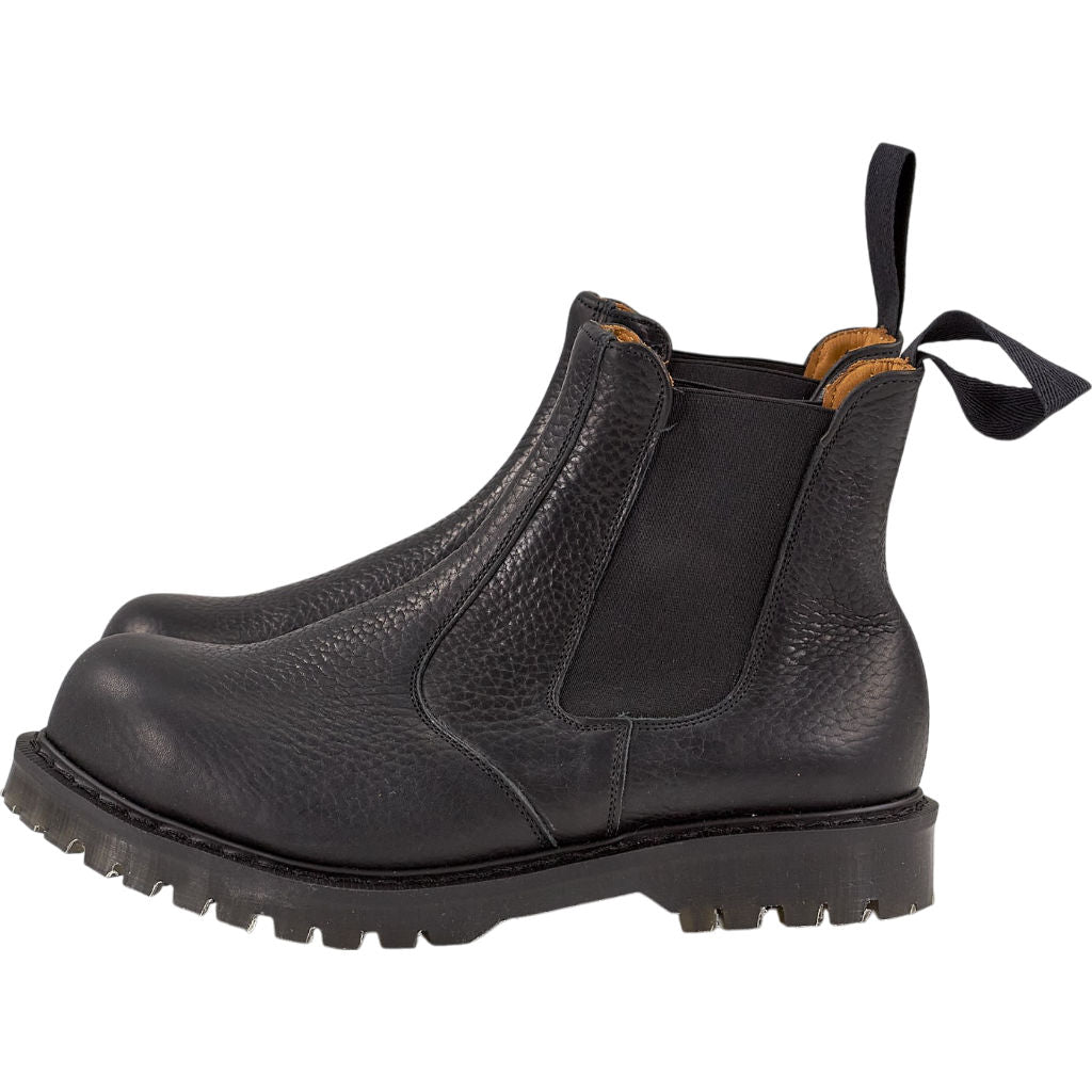 YMC Black Softy Grain Dealer Boots UK 7