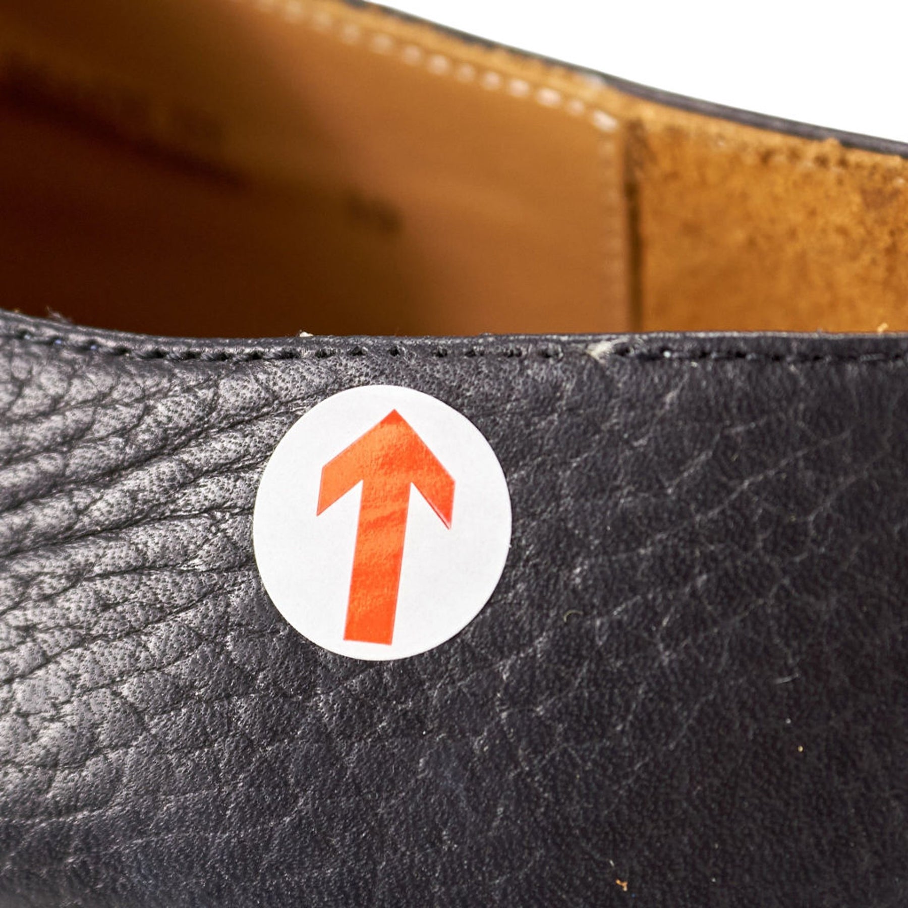 YMC Black Leather Buckle Shoes