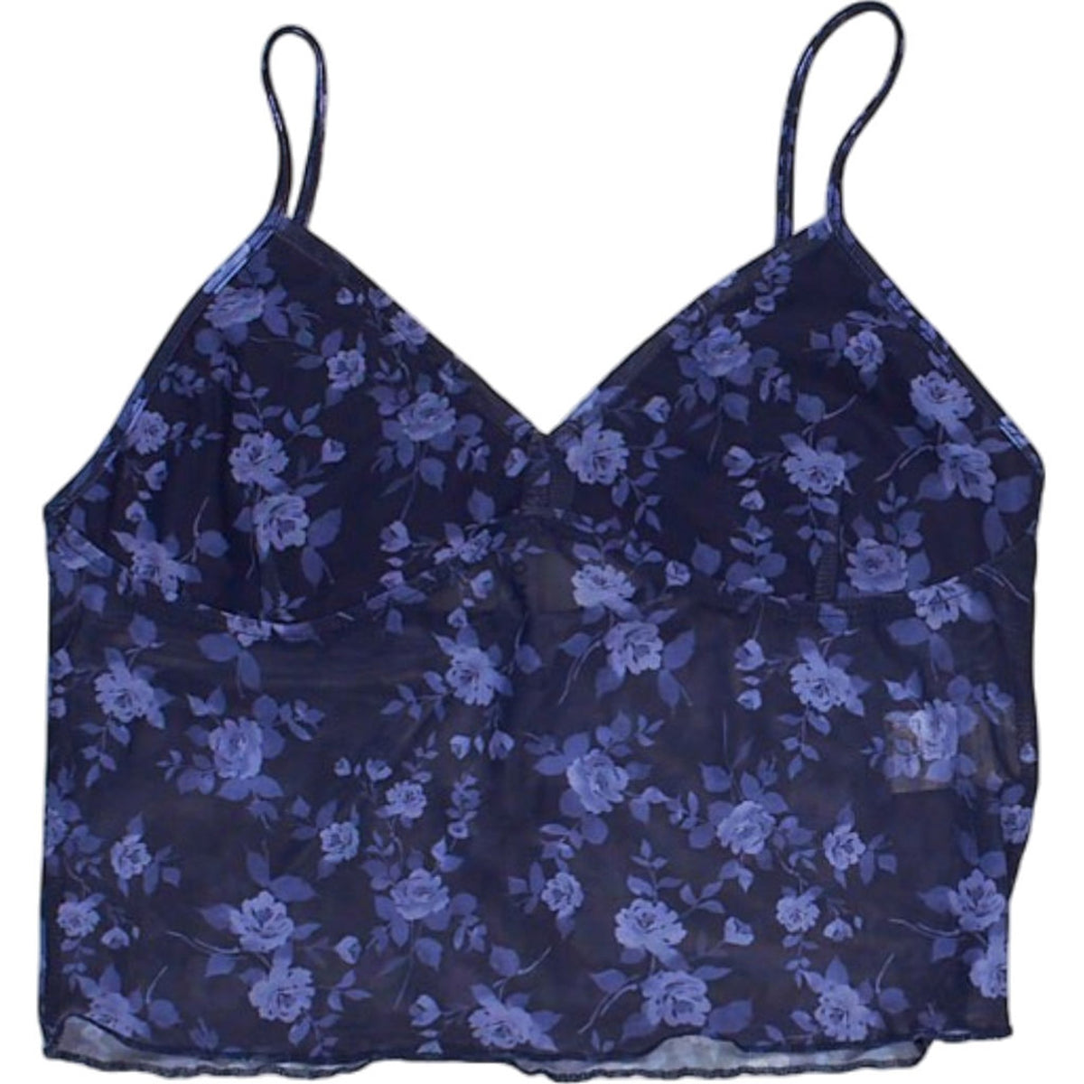 Motel Navy Floral Kauchi Top