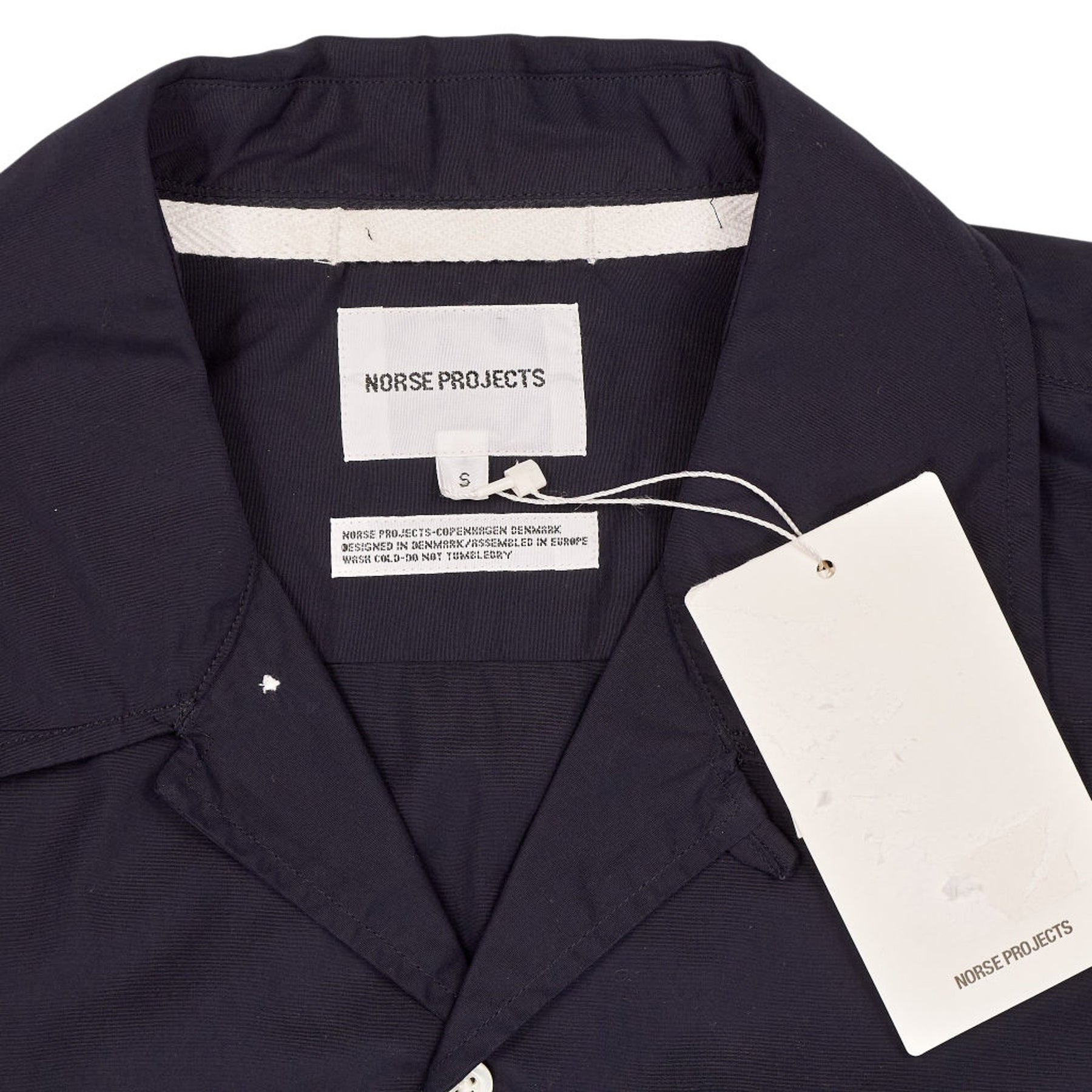 Norse Projects Dark Navy Carsten Poplin Shirt