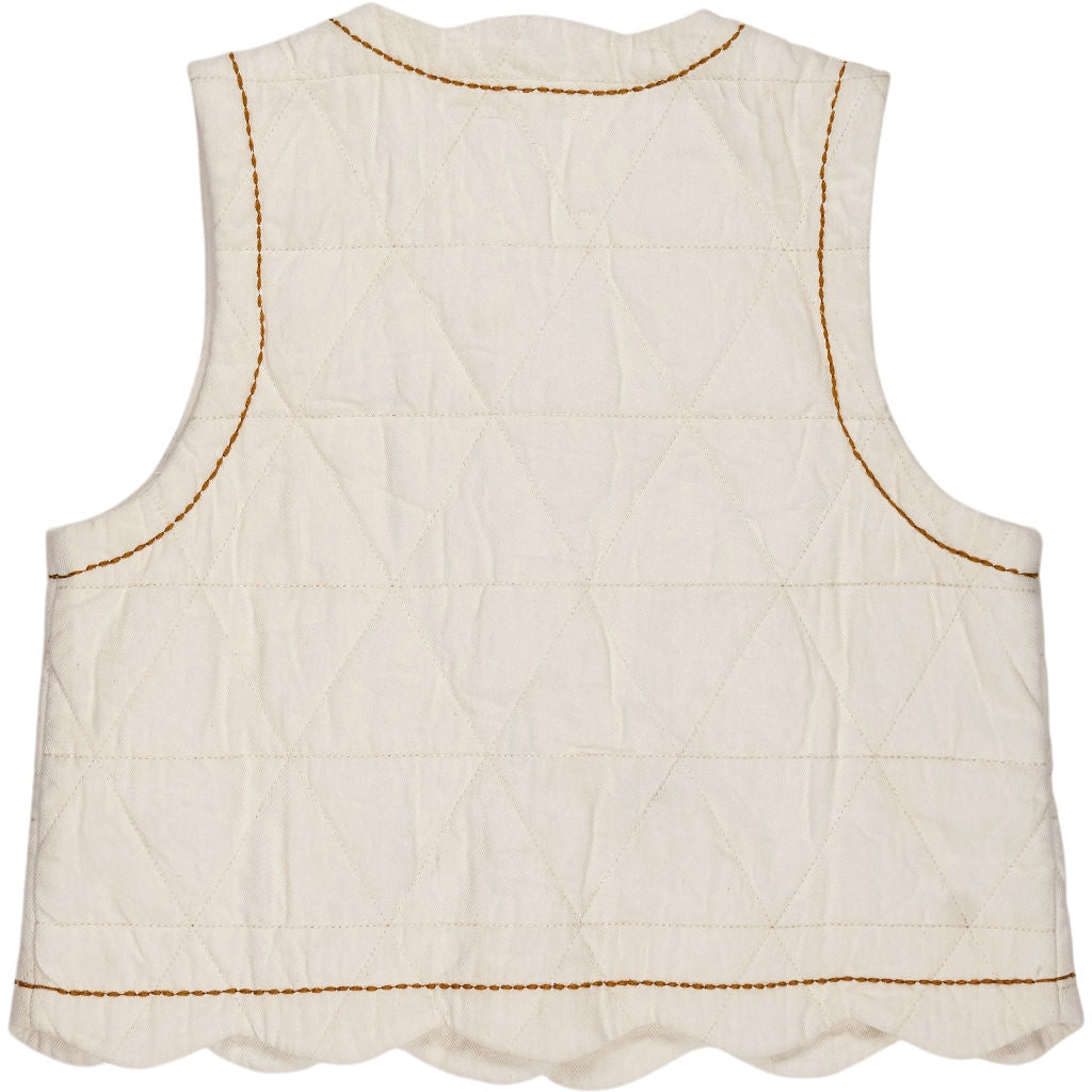Bonte Ecru Estelle Gilet Quilted Vest