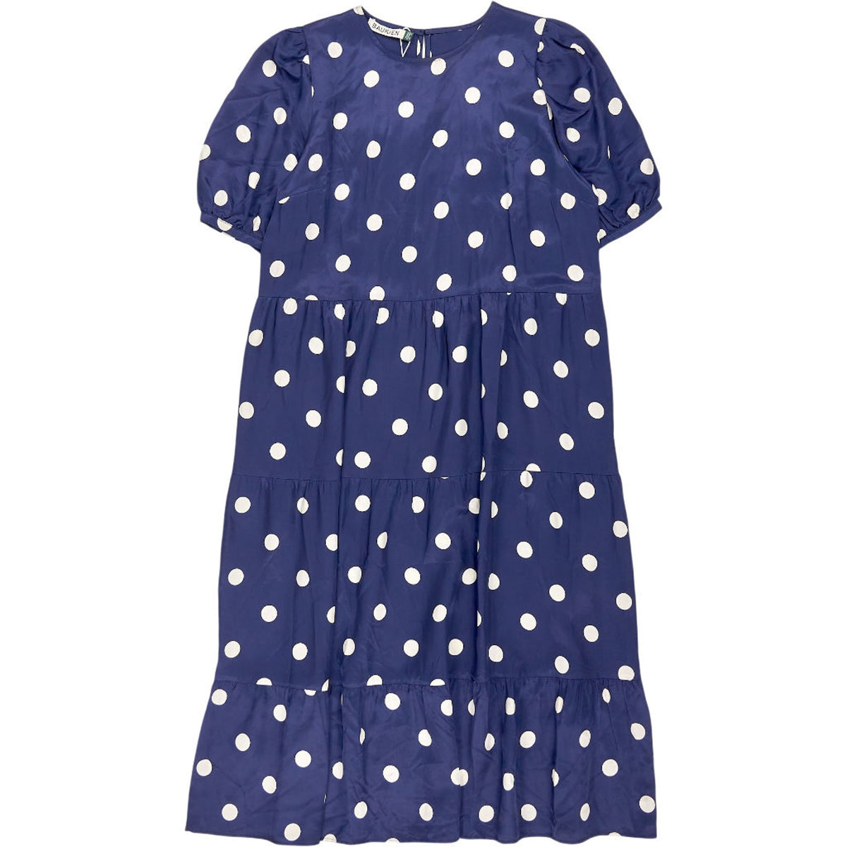 Baukjen Navy Polka Dot Manon Dress