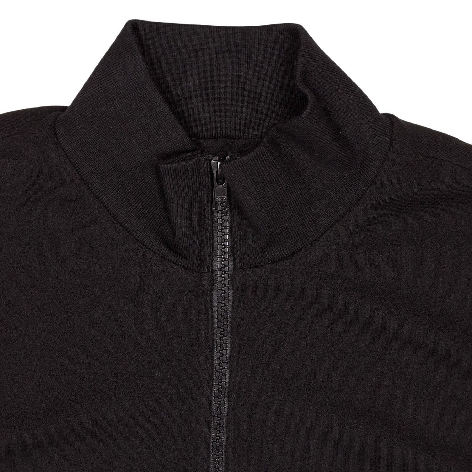 Hush Black Silver Sporty Jersey Jacket