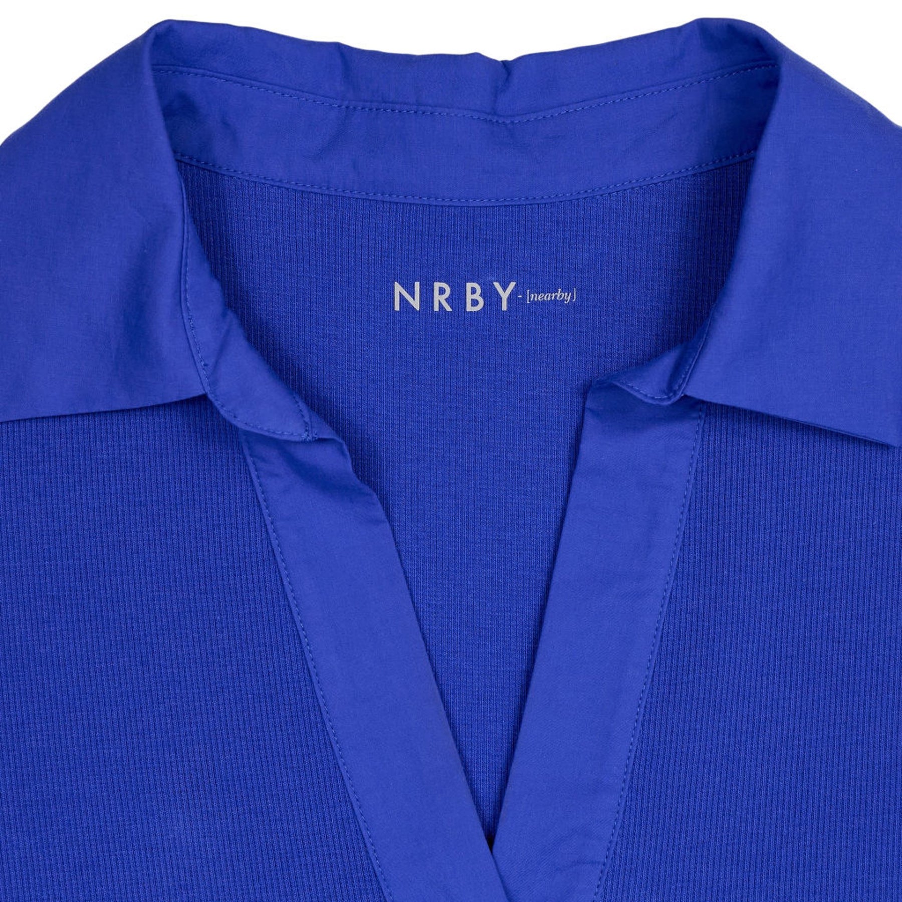 NRBY Blue Puff Sleeve Top