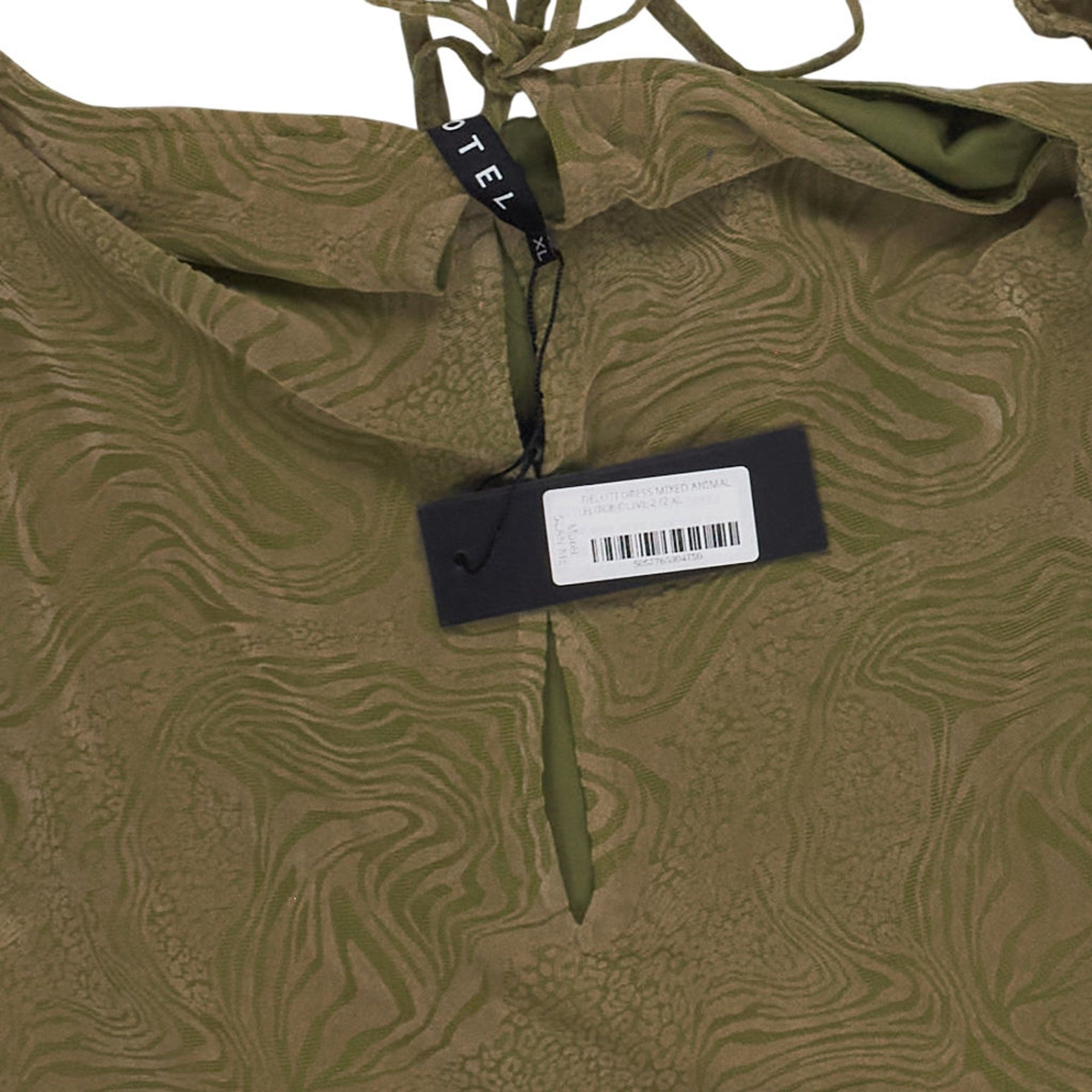 Motel Olive Long Sleeve Devore Dress