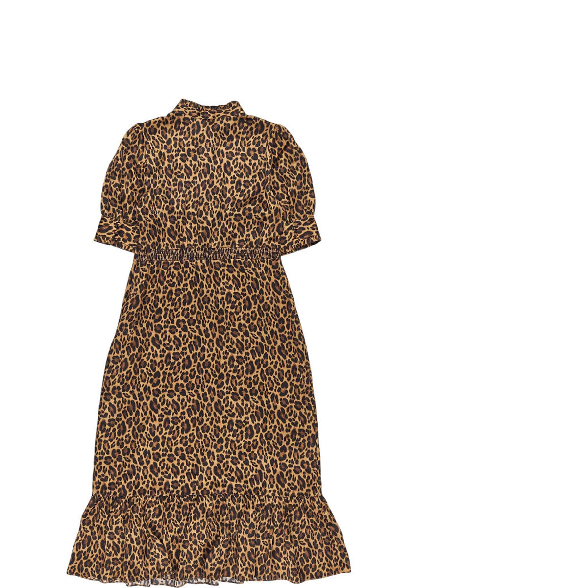 WYSE Leopard Print Midi Dress