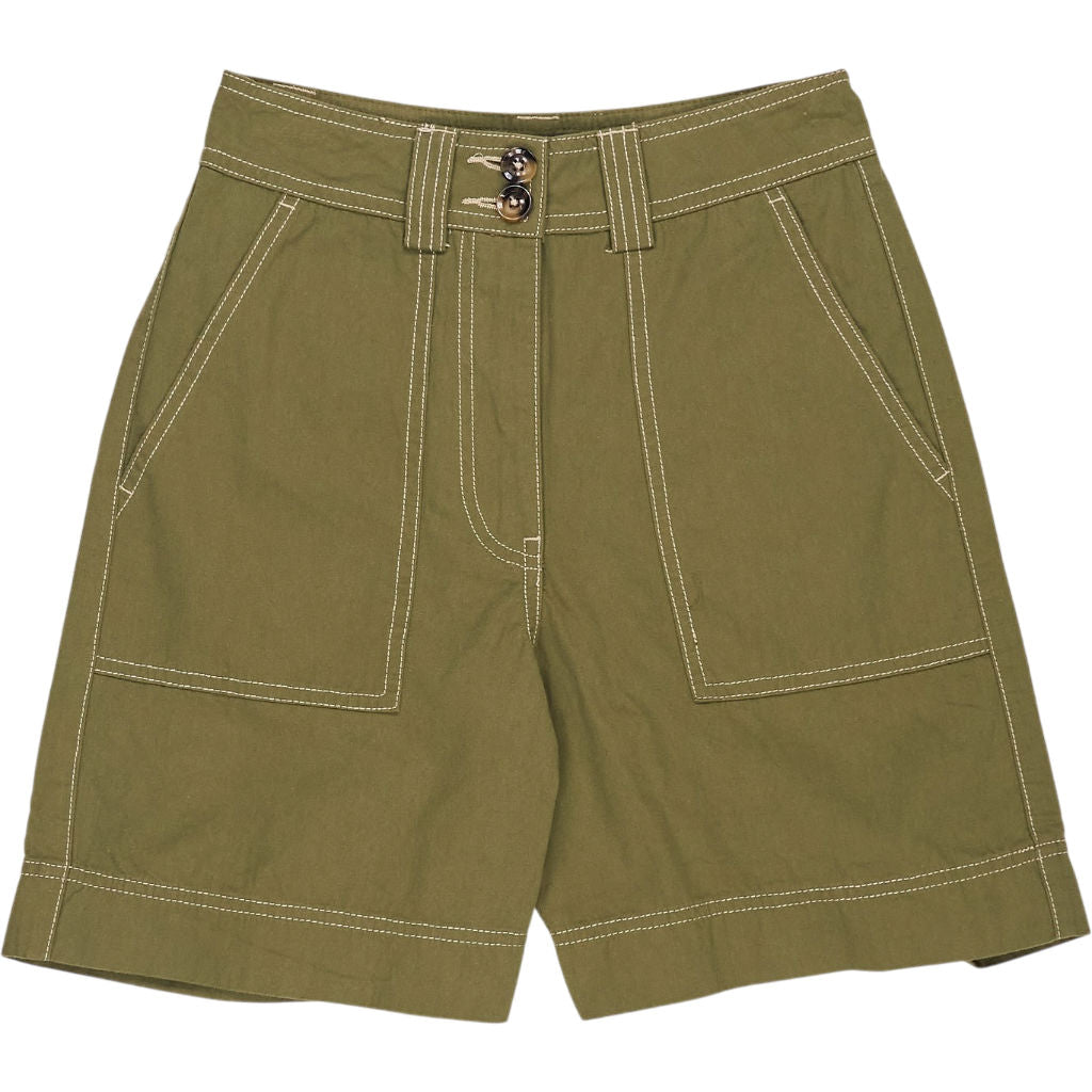 Wyse Khaki Coralie Cargo Shorts