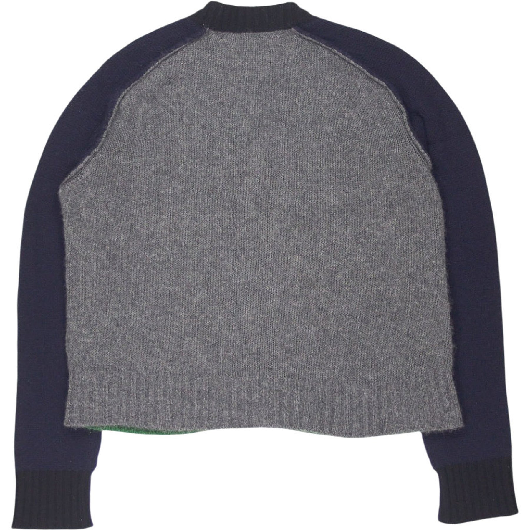 Marni Green Navy Cashmere Cardigan