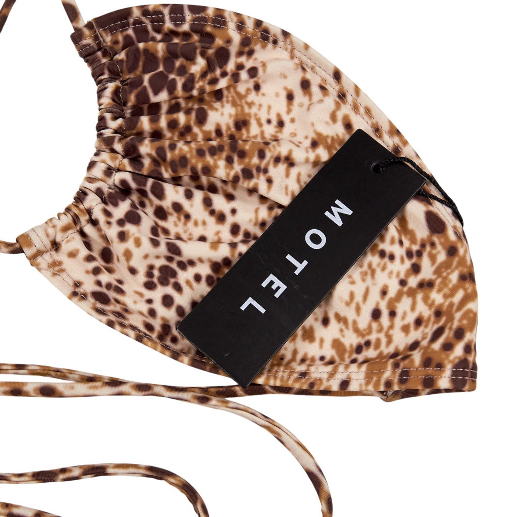 Motel Sand Leopard Simia Bikini Top