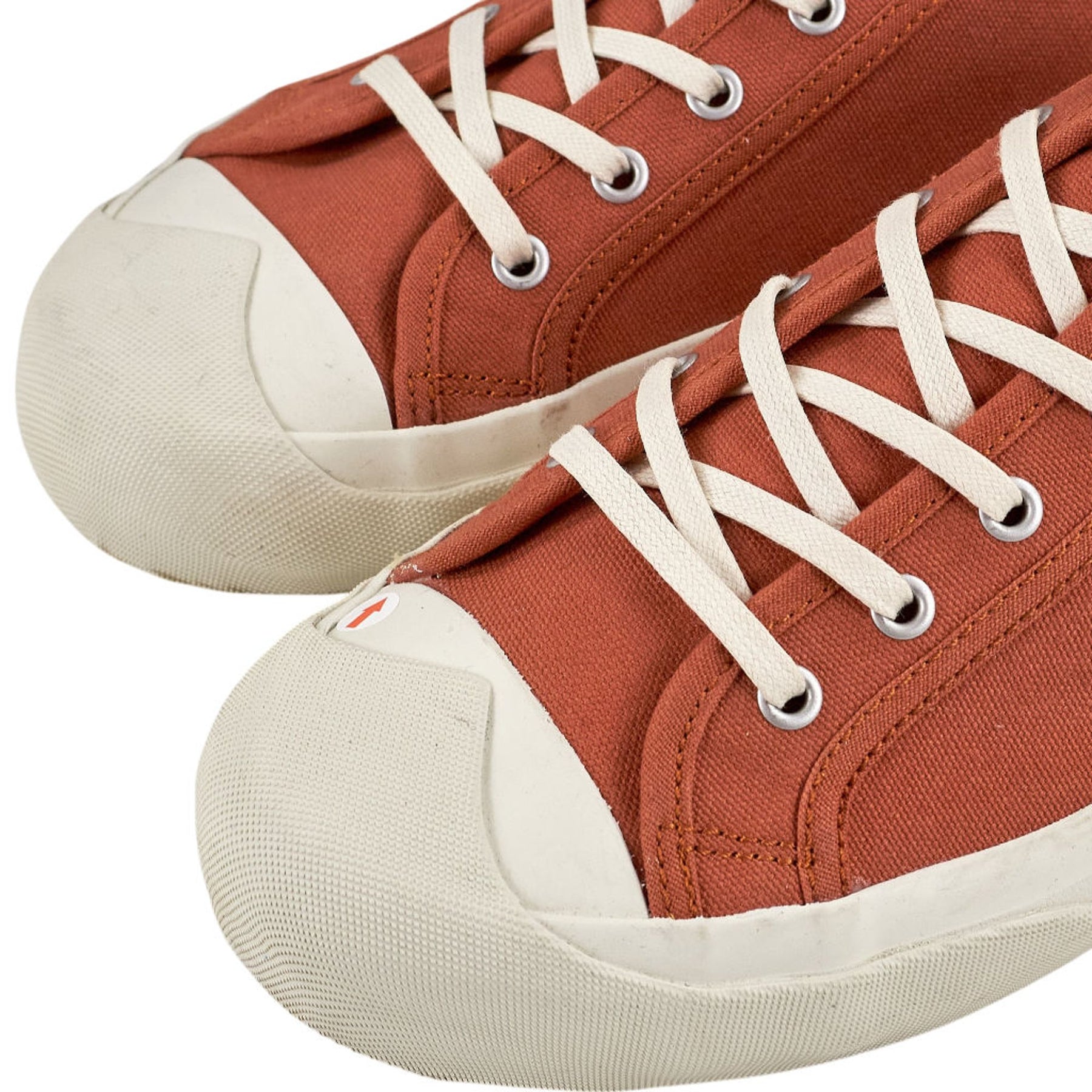 YMC Orange Canvas Trainers