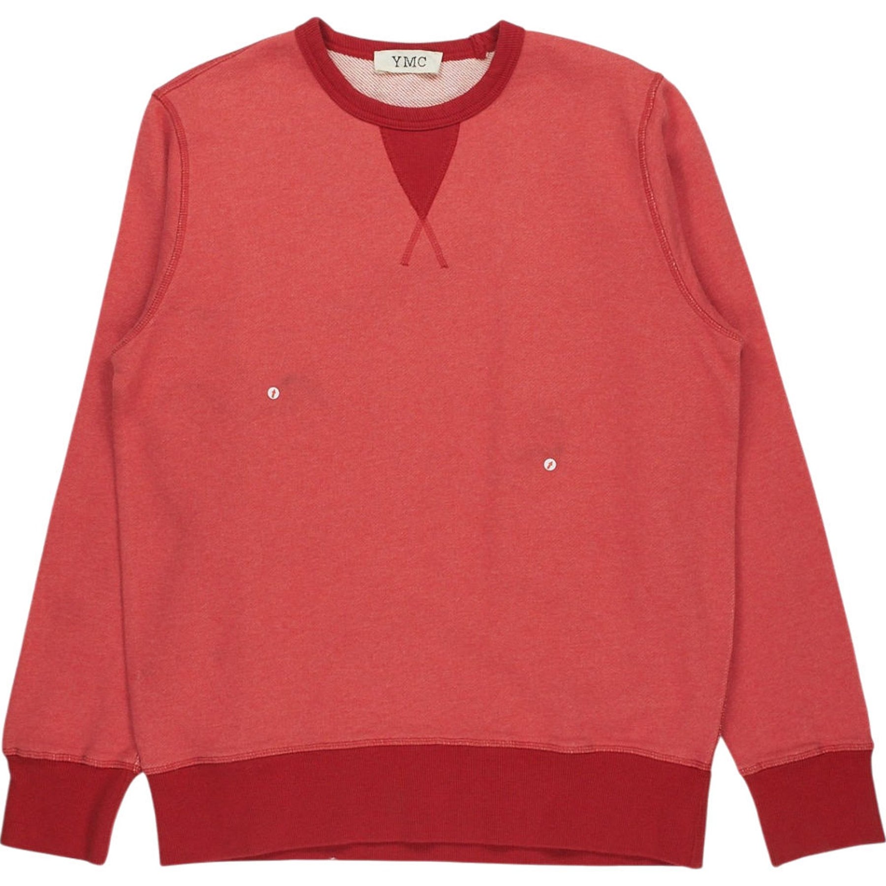 YMC Red Crew Neck Sweatshirt