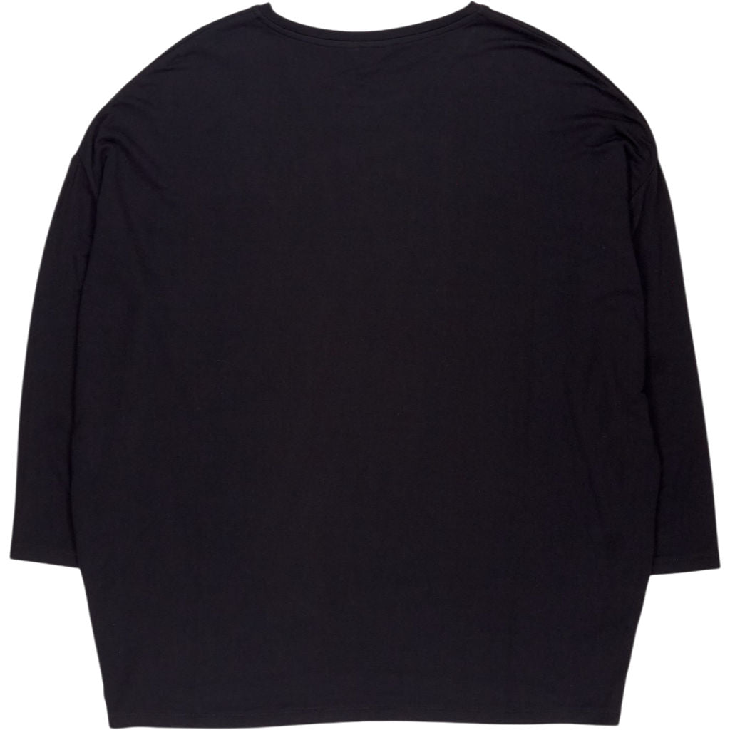 Hush Black Gillian Wide Jersey Top