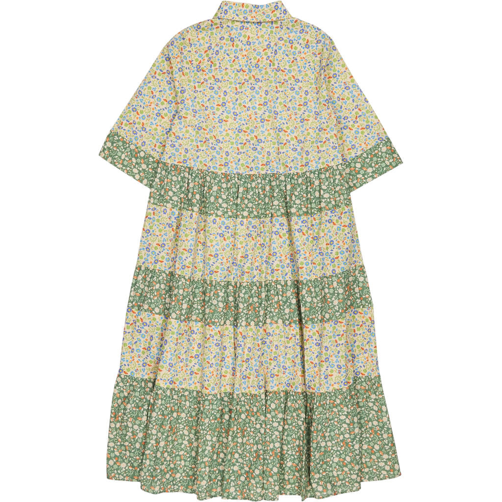 Bonte Spring Green Floral Vada Dress
