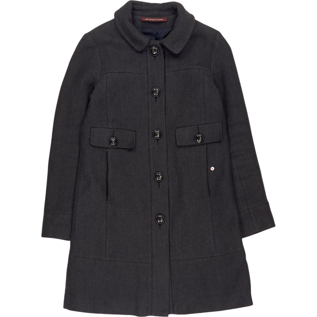 Comptoir Des Cotonniers Grey Wool Blend Coat