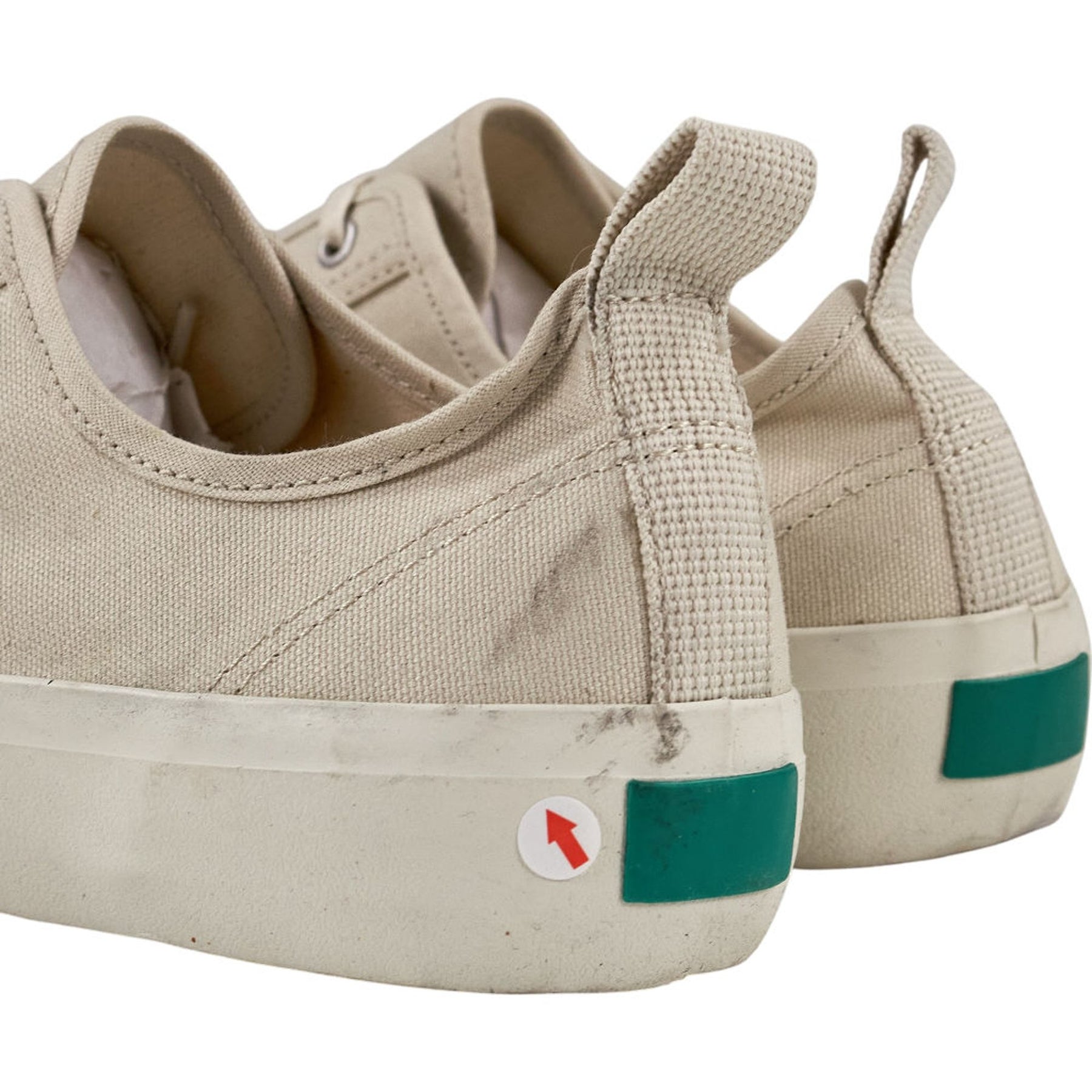 YMC Beige Canvas Trainers