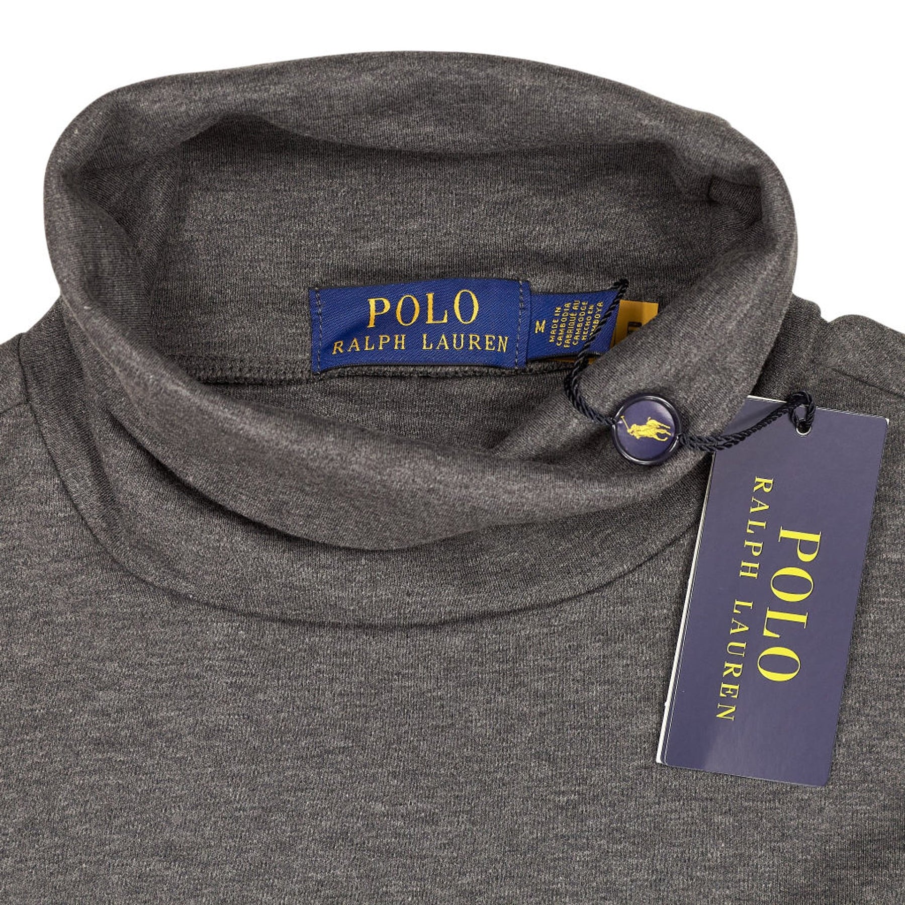Polo Ralph Lauren Grey Roll Neck Jumper