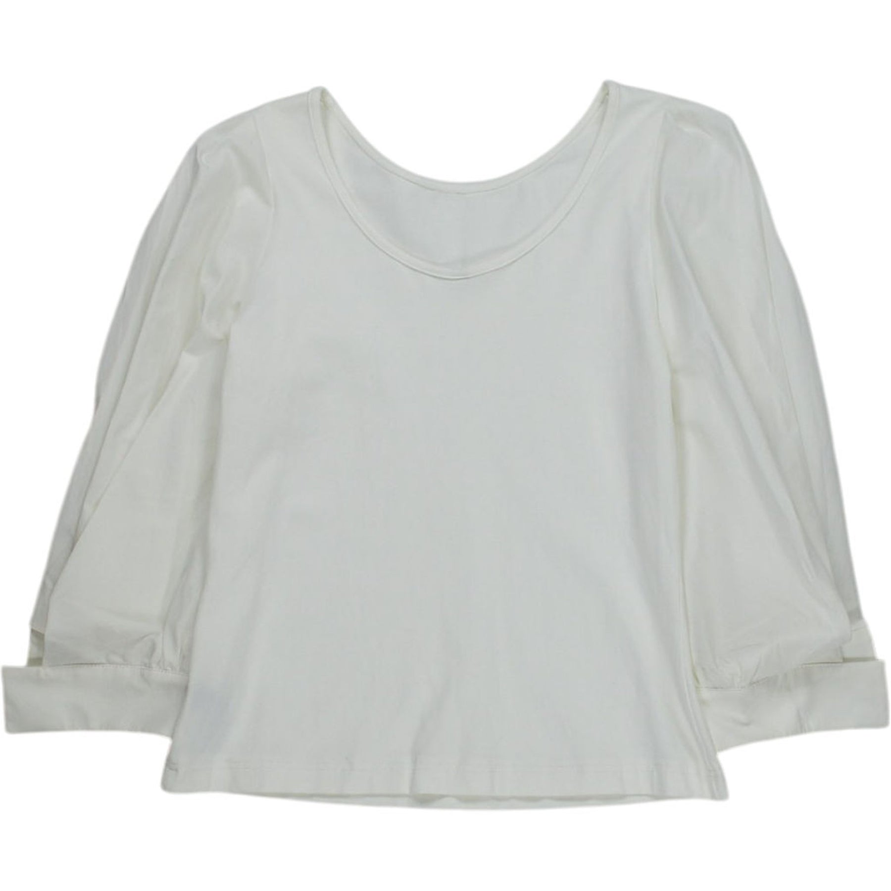 Mother of Pearl White Puff Sleeve Top