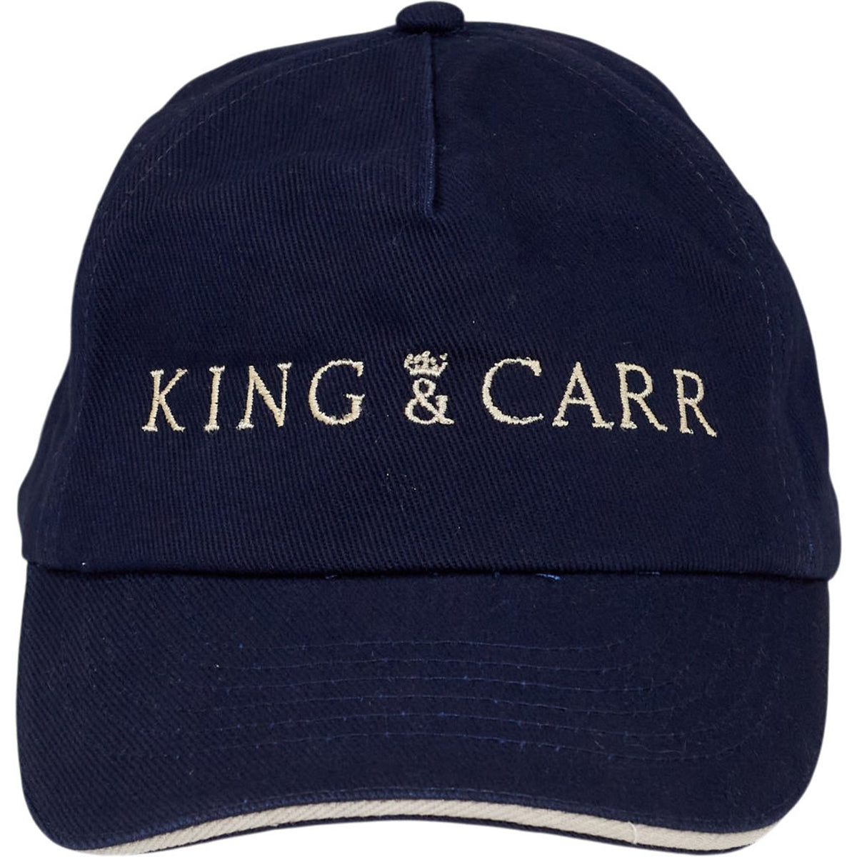 King & Carr Navy Cotton Cap